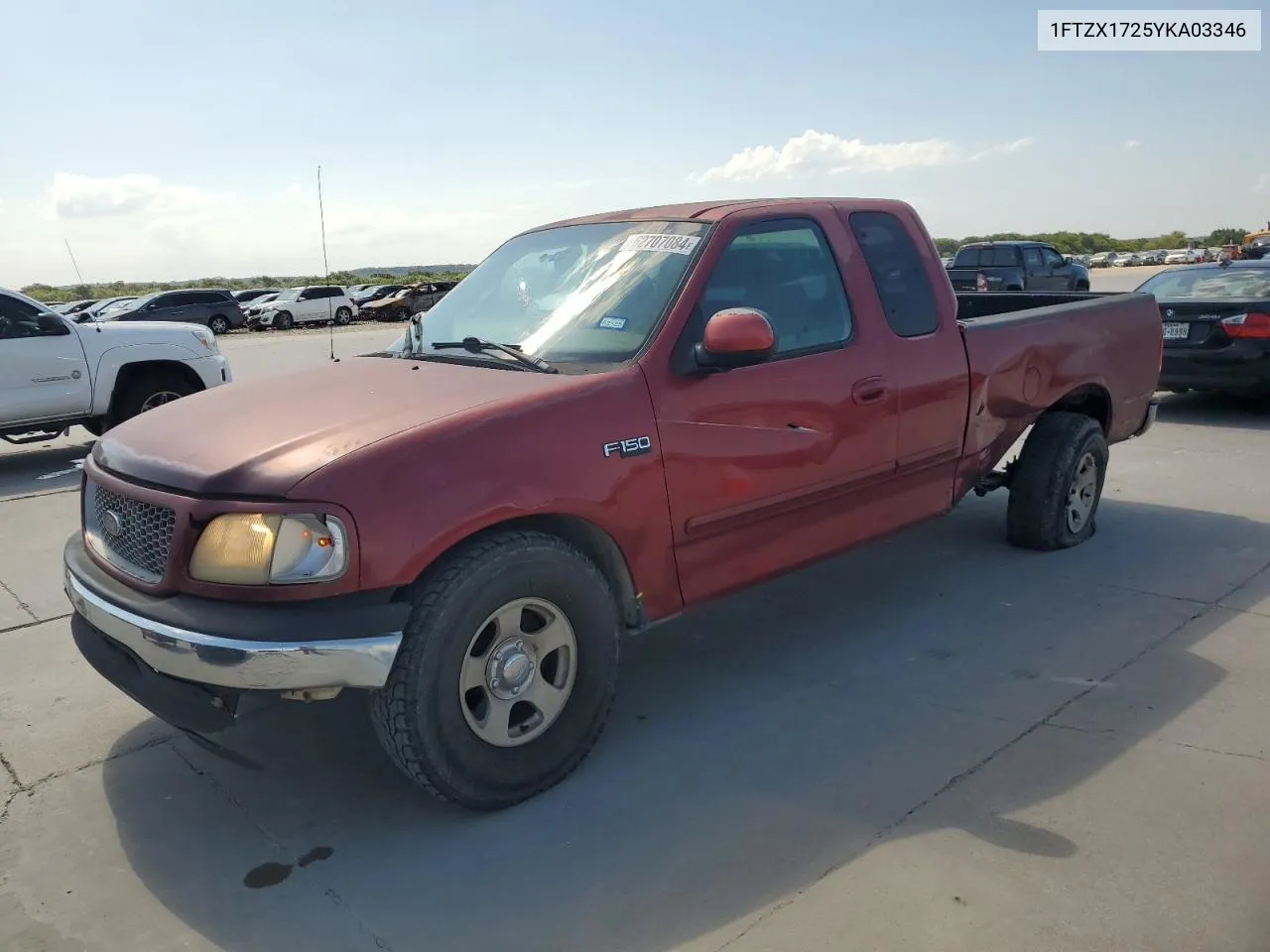 2000 Ford F150 VIN: 1FTZX1725YKA03346 Lot: 62707084