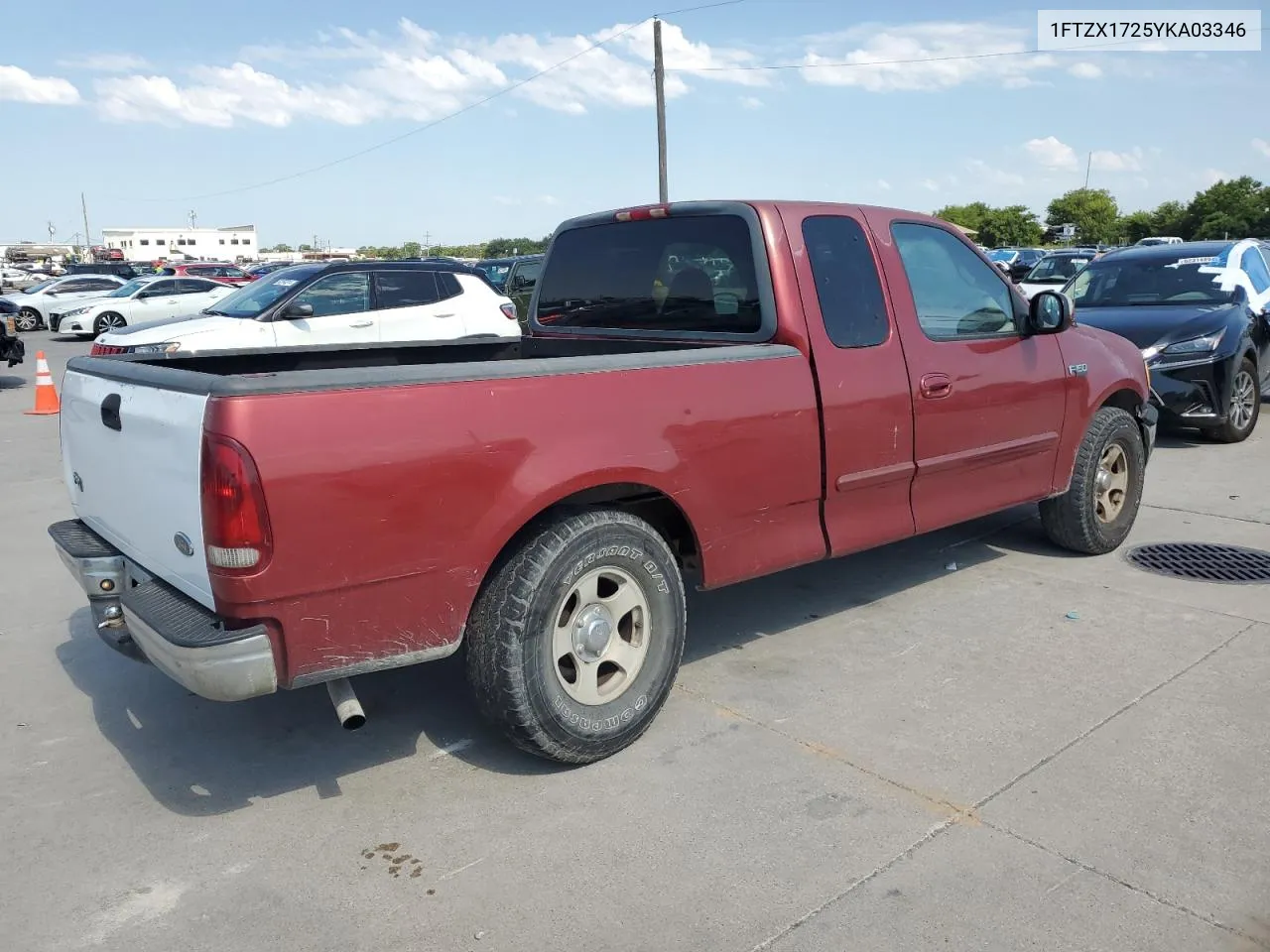 2000 Ford F150 VIN: 1FTZX1725YKA03346 Lot: 62707084