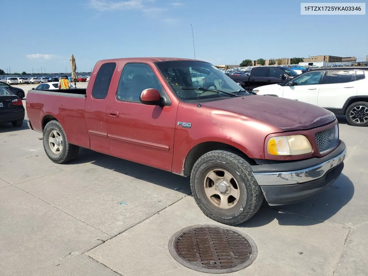 2000 Ford F150 VIN: 1FTZX1725YKA03346 Lot: 62707084