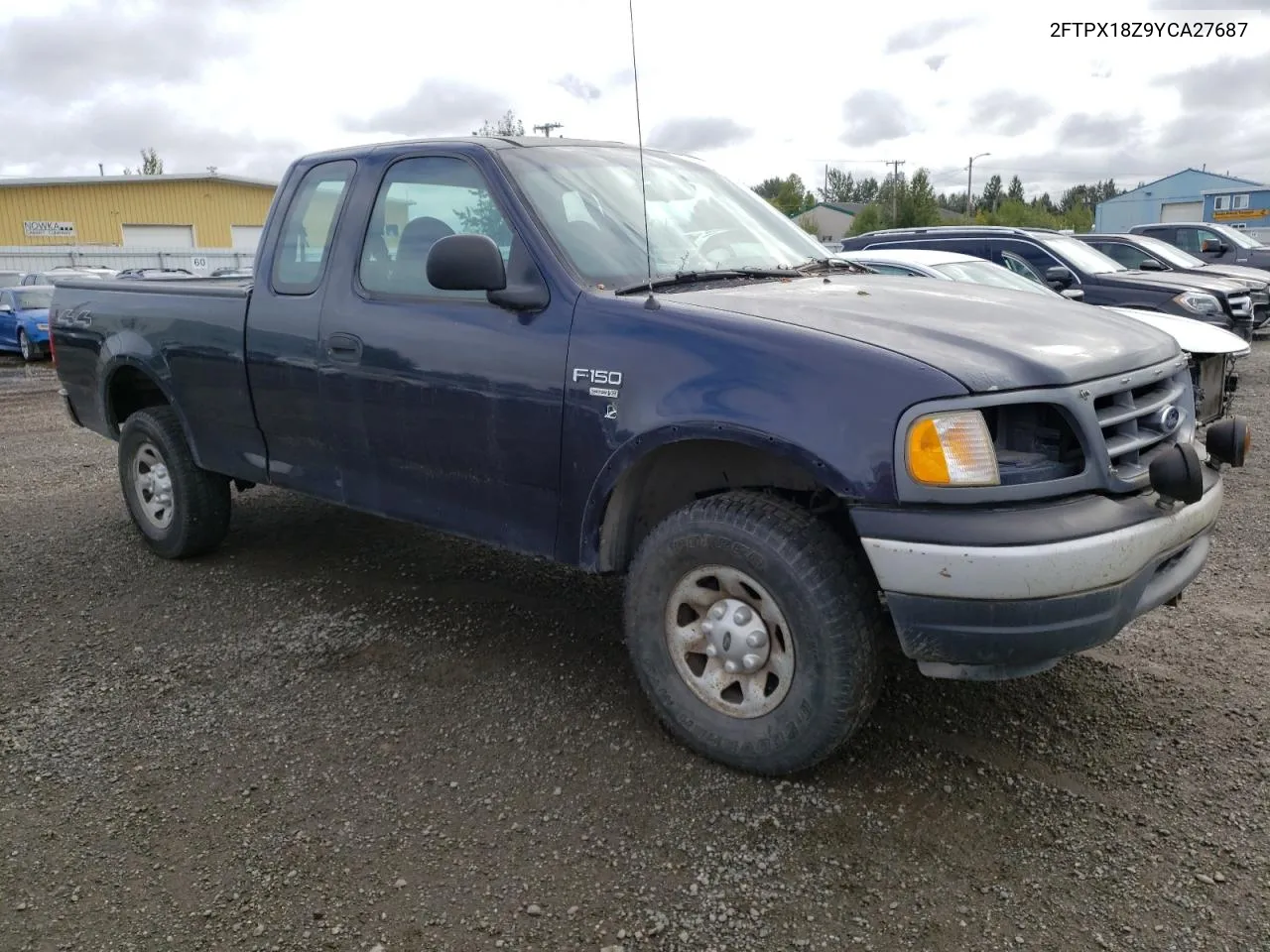 2000 Ford F150 VIN: 2FTPX18Z9YCA27687 Lot: 63517234