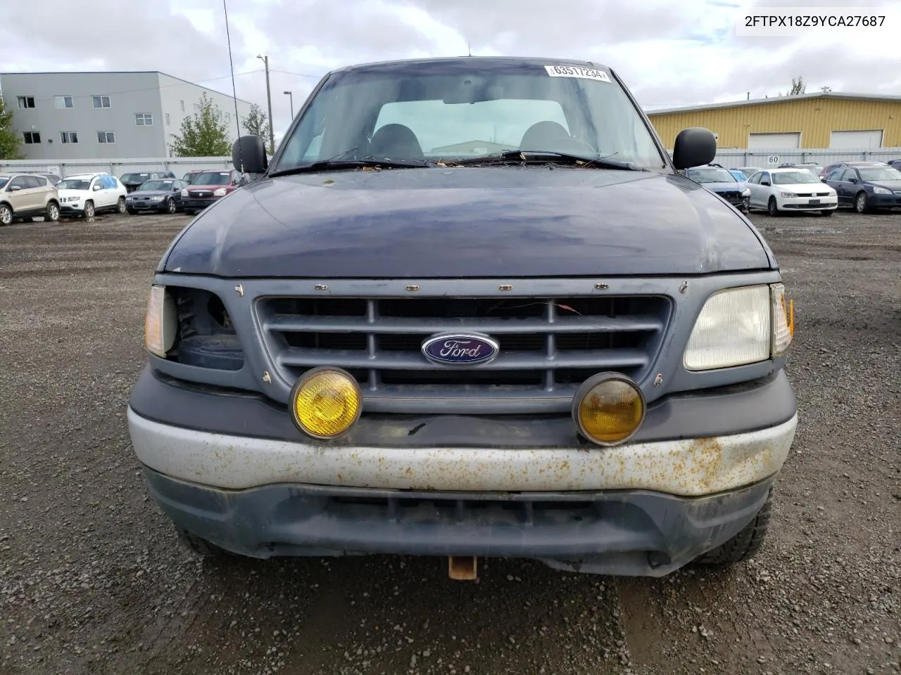 2000 Ford F150 VIN: 2FTPX18Z9YCA27687 Lot: 63517234