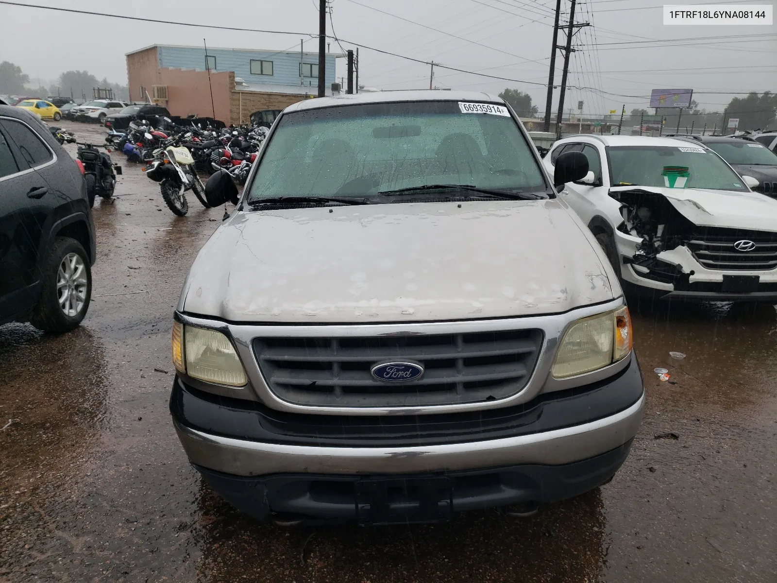 2000 Ford F150 VIN: 1FTRF18L6YNA08144 Lot: 66935914