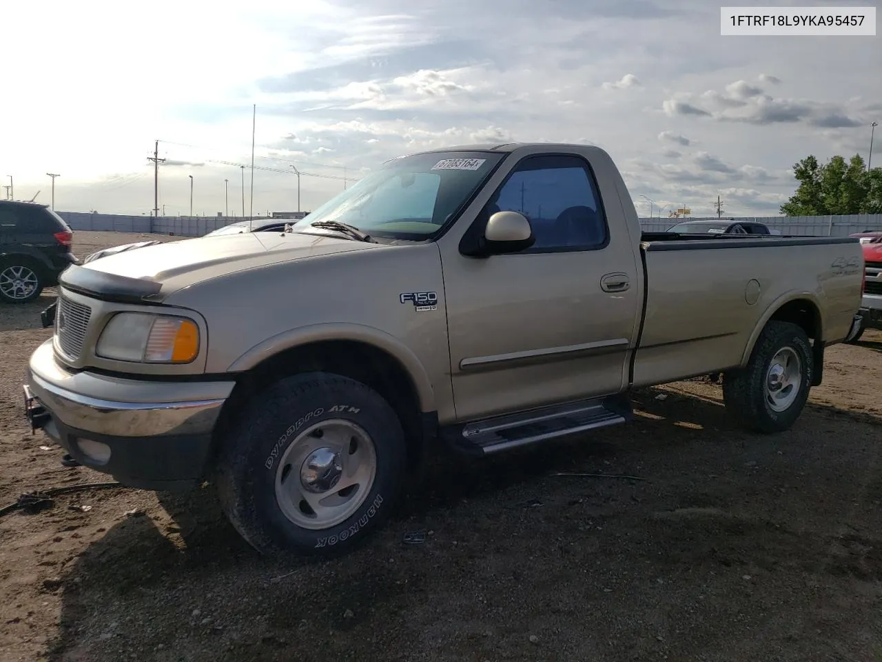 2000 Ford F150 VIN: 1FTRF18L9YKA95457 Lot: 67083164