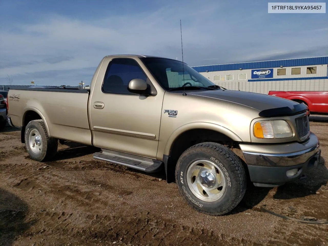 2000 Ford F150 VIN: 1FTRF18L9YKA95457 Lot: 67083164