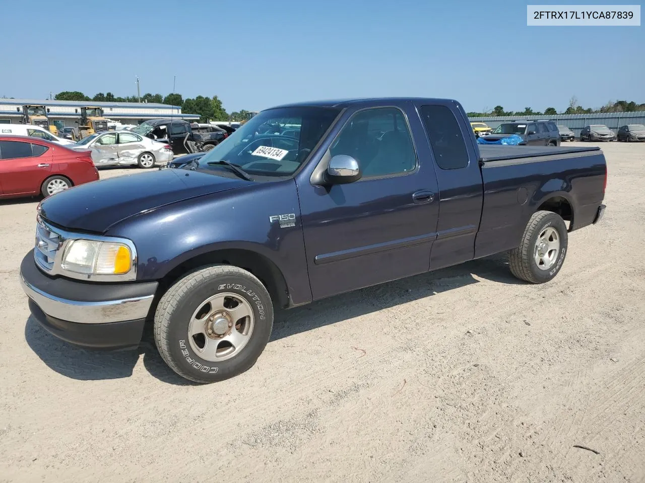 2000 Ford F150 VIN: 2FTRX17L1YCA87839 Lot: 69424134