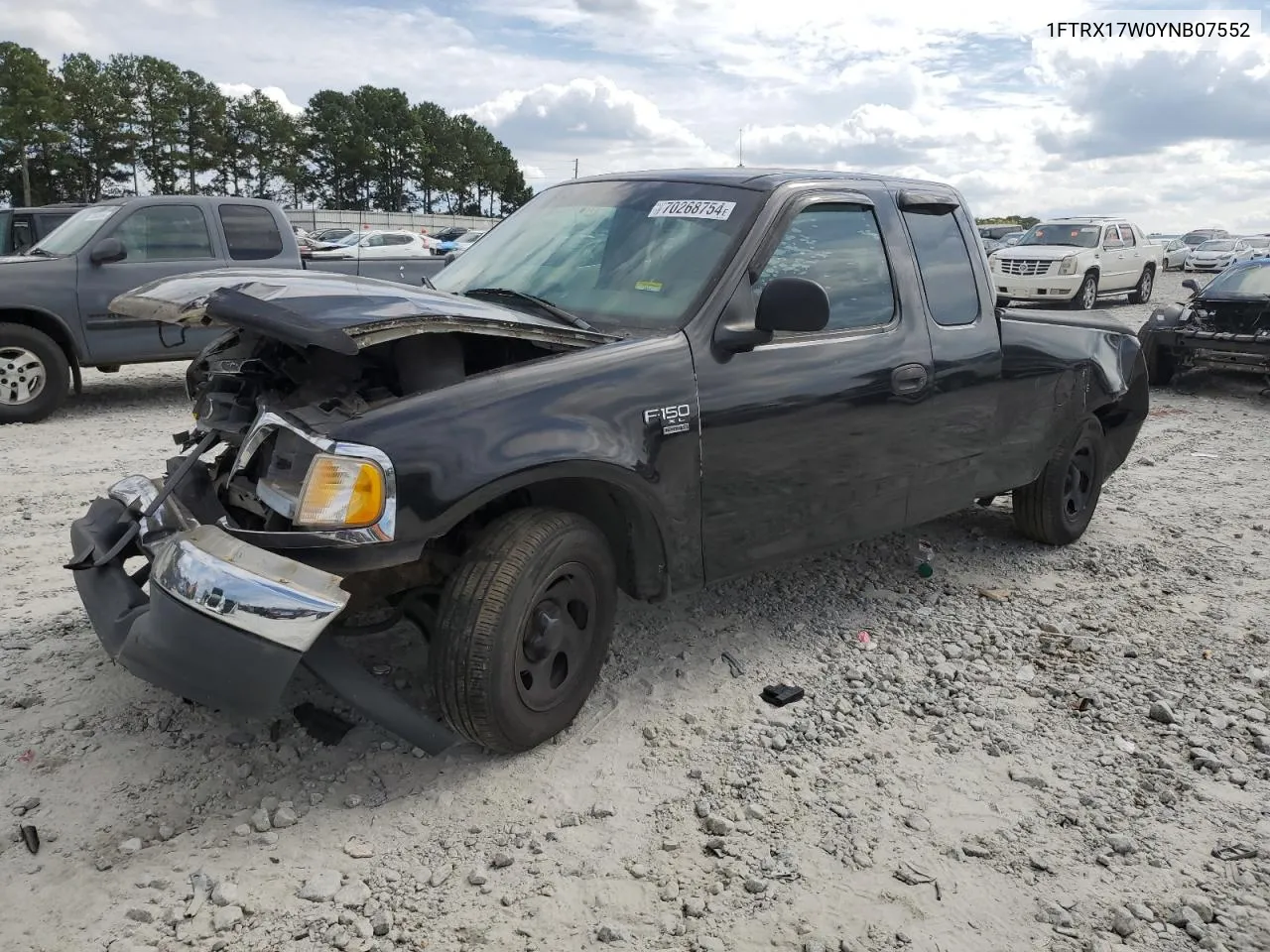 2000 Ford F150 VIN: 1FTRX17W0YNB07552 Lot: 70268754