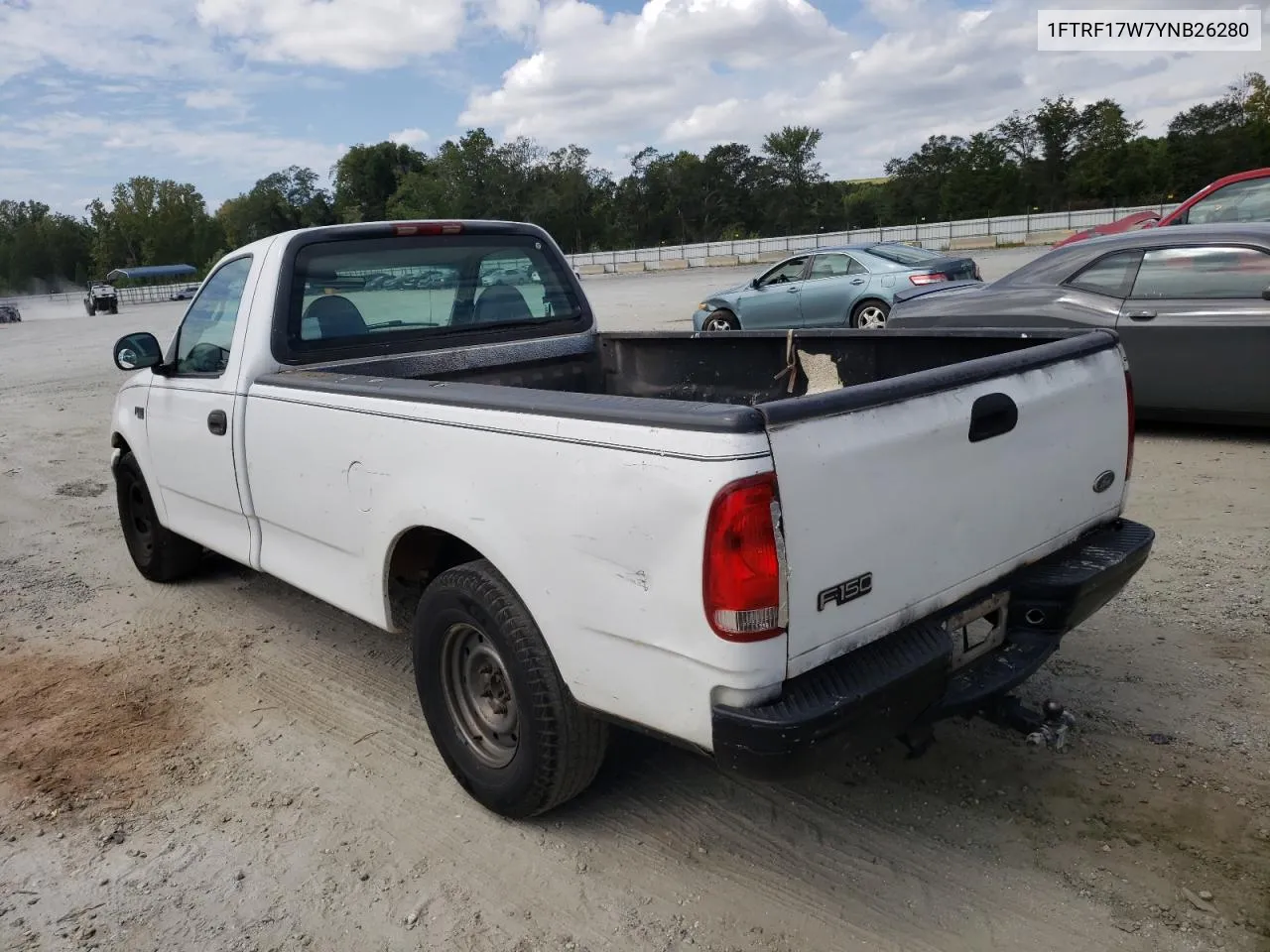 2000 Ford F150 VIN: 1FTRF17W7YNB26280 Lot: 70512574