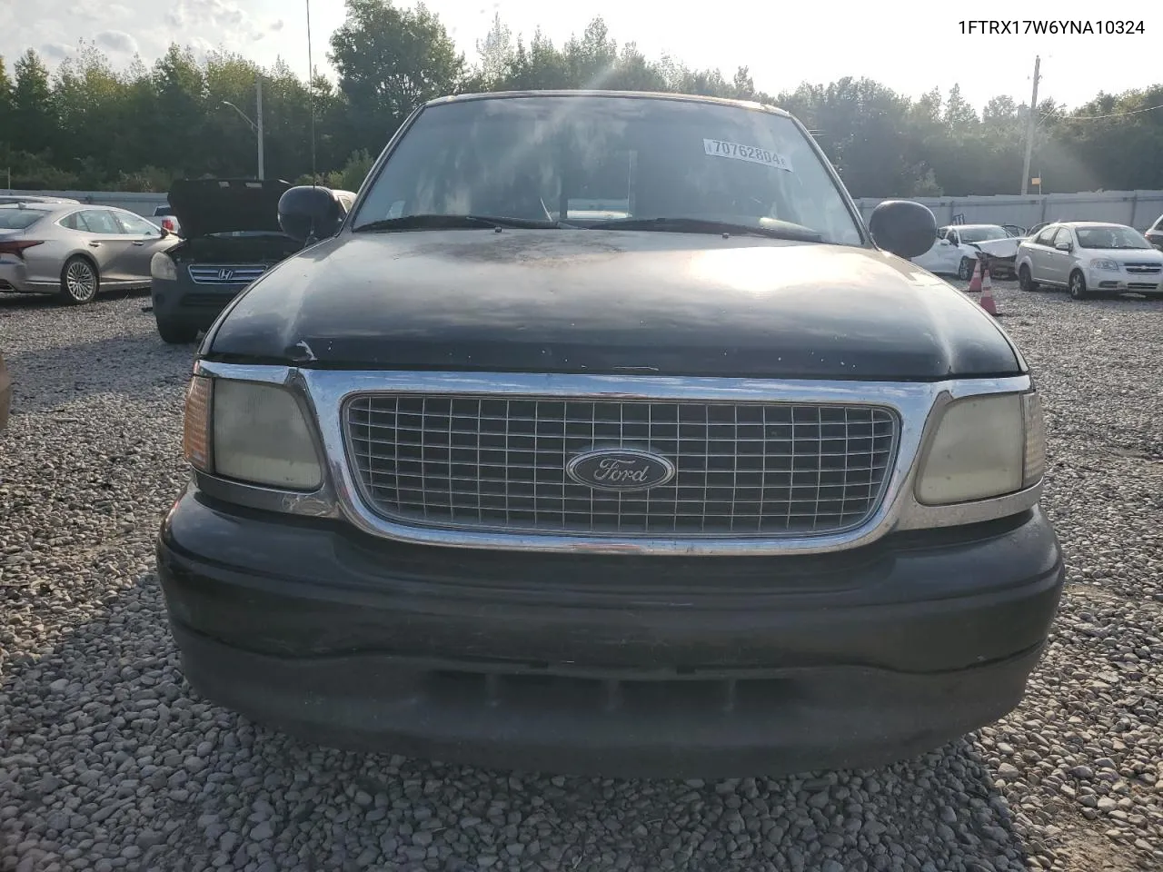 2000 Ford F150 VIN: 1FTRX17W6YNA10324 Lot: 70762804