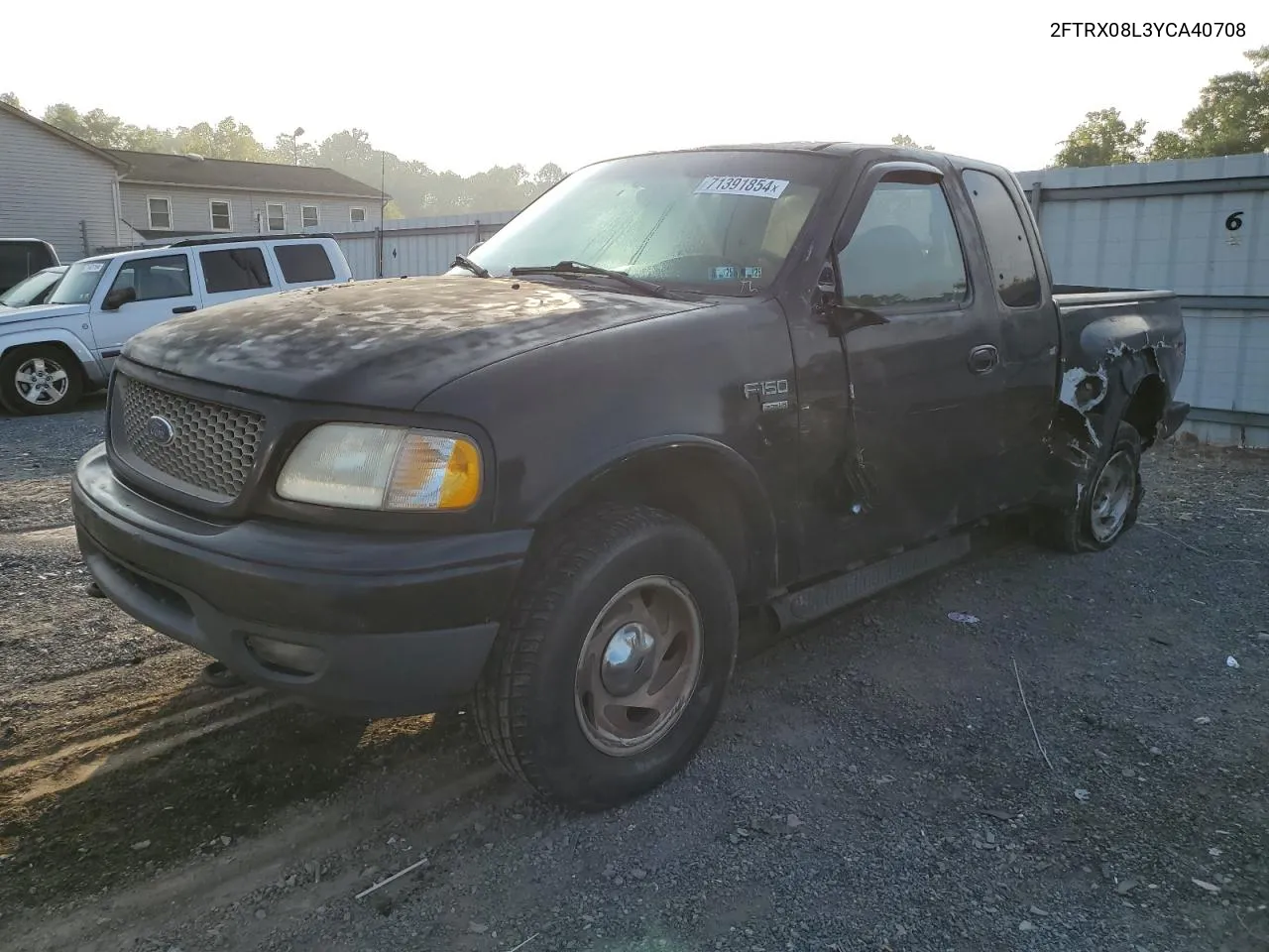 2000 Ford F150 VIN: 2FTRX08L3YCA40708 Lot: 71391854