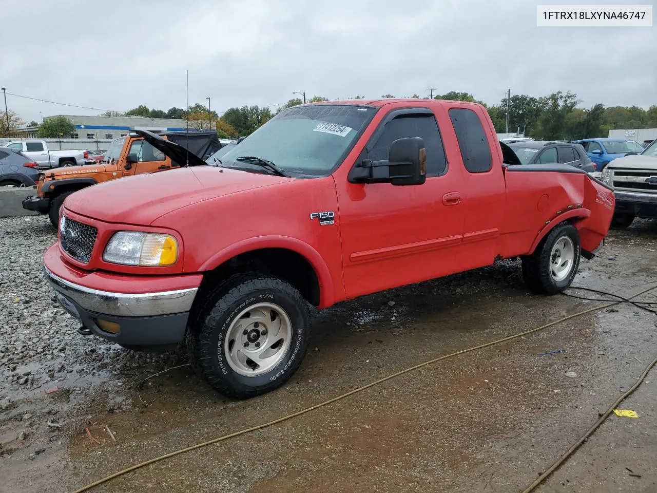 2000 Ford F150 VIN: 1FTRX18LXYNA46747 Lot: 71412254