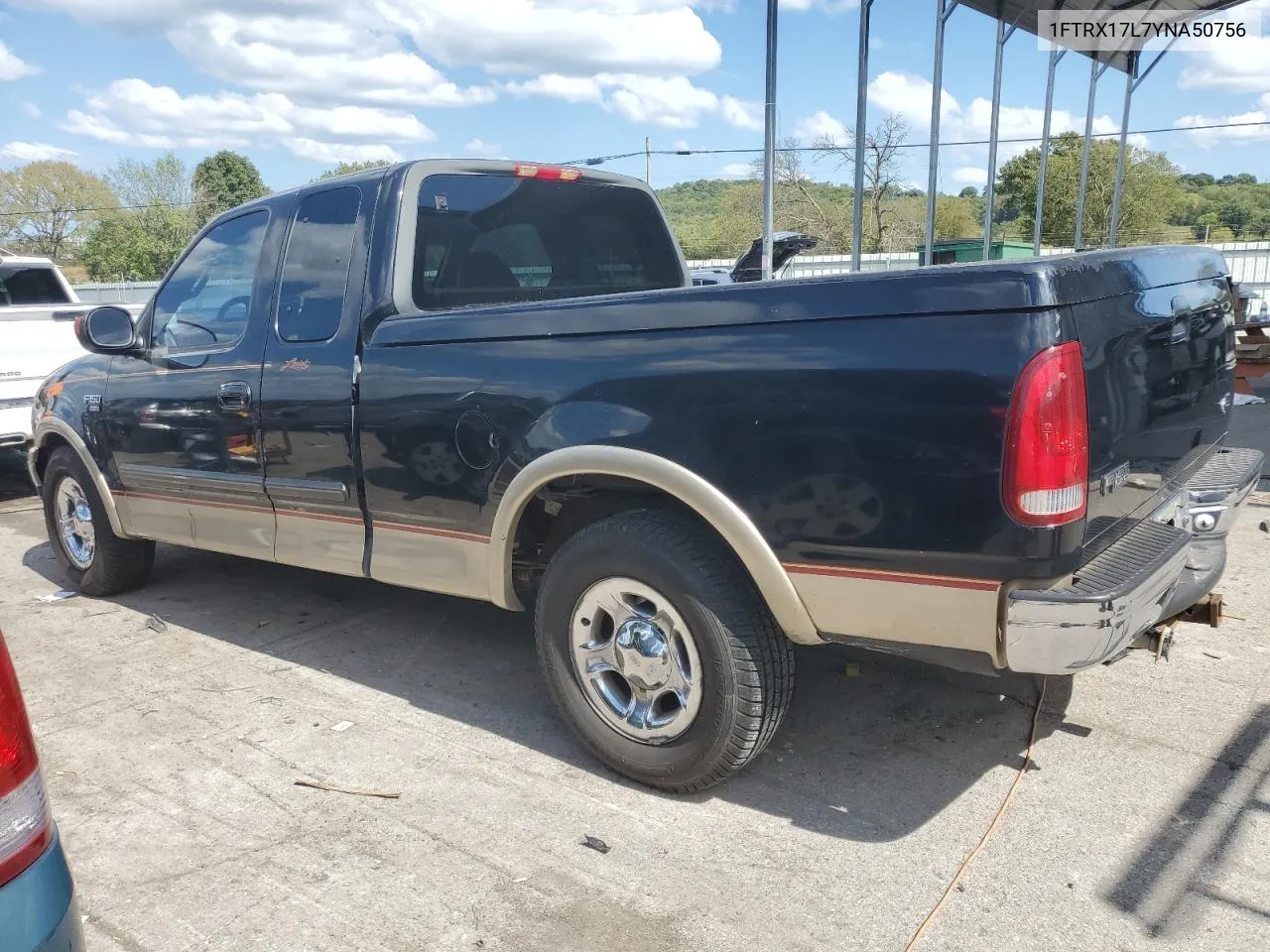 2000 Ford F150 VIN: 1FTRX17L7YNA50756 Lot: 71557324