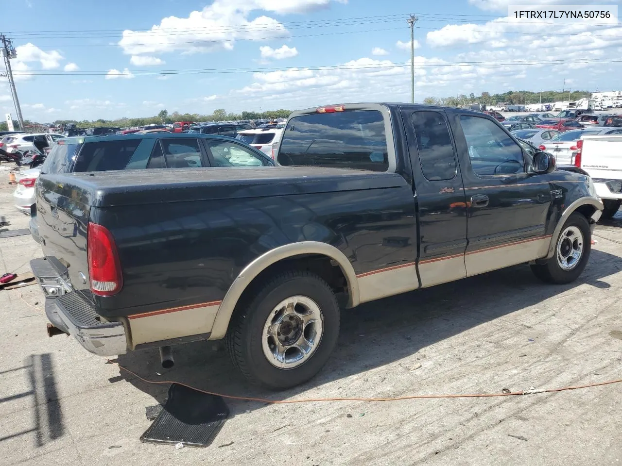 2000 Ford F150 VIN: 1FTRX17L7YNA50756 Lot: 71557324