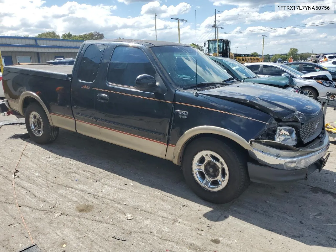 2000 Ford F150 VIN: 1FTRX17L7YNA50756 Lot: 71557324