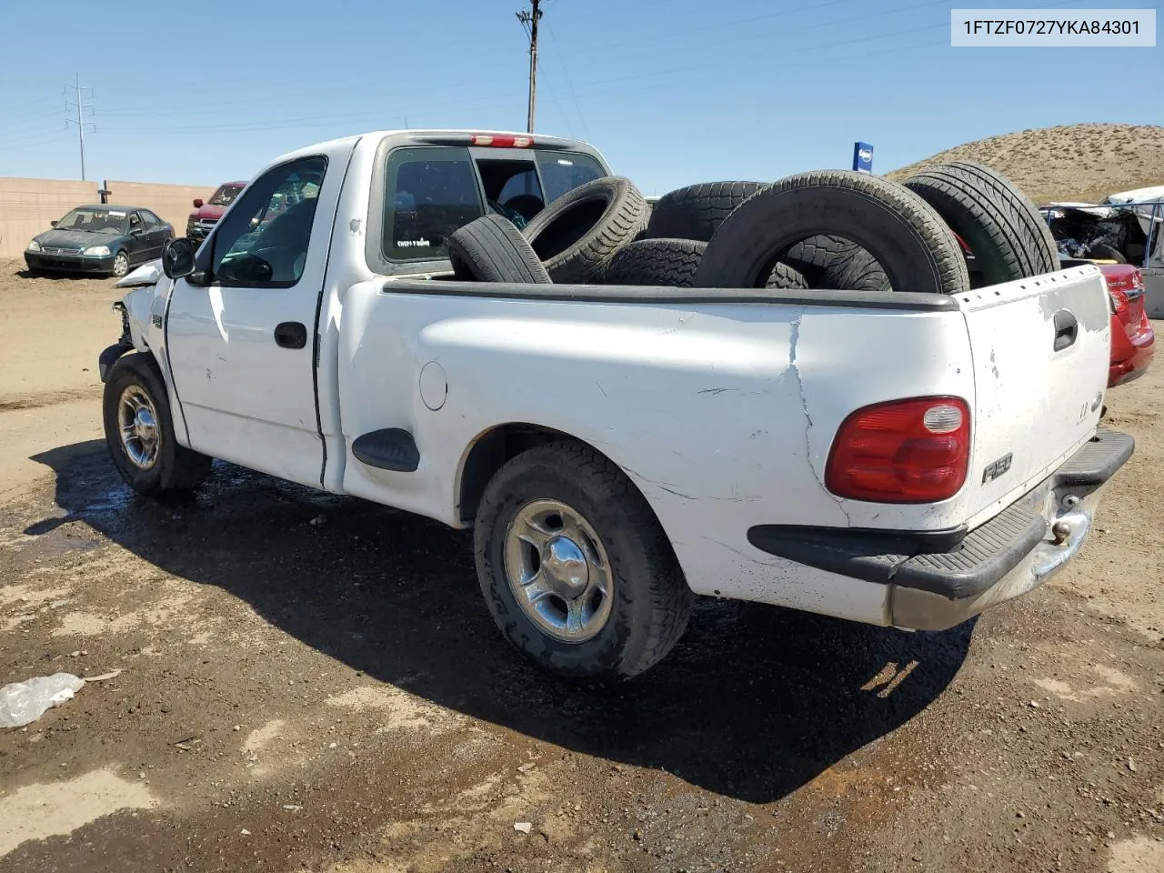 2000 Ford F150 VIN: 1FTZF0727YKA84301 Lot: 71593544