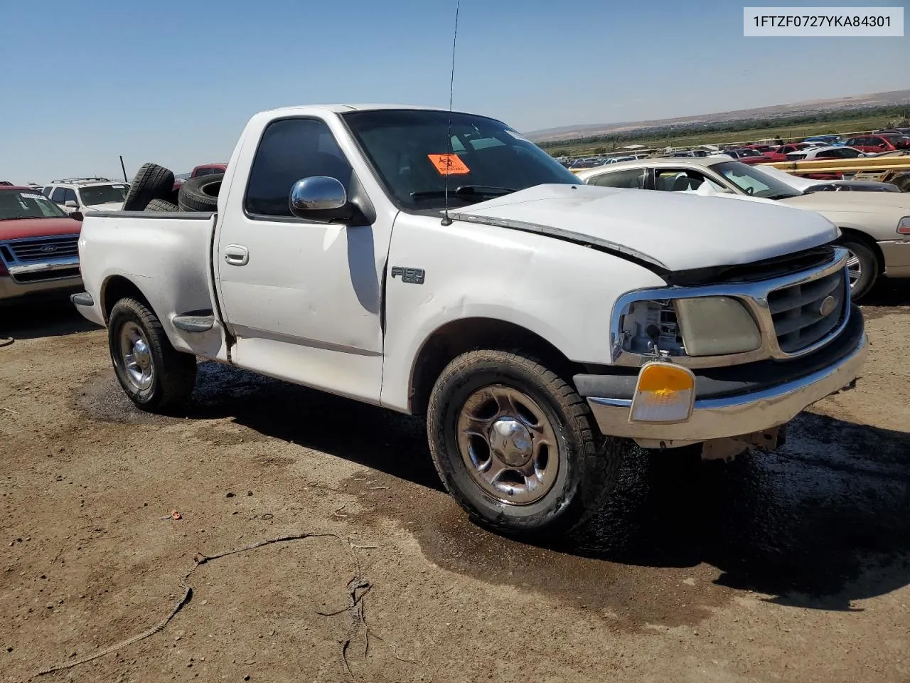 2000 Ford F150 VIN: 1FTZF0727YKA84301 Lot: 71593544