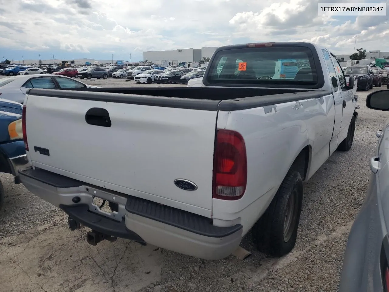 2000 Ford F150 VIN: 1FTRX17W8YNB88347 Lot: 73703684