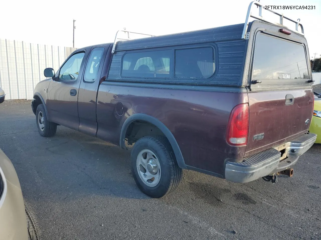 2000 Ford F150 VIN: 2FTRX18W6YCA94231 Lot: 75038484