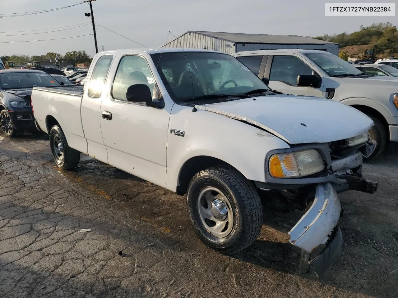 2000 Ford F150 VIN: 1FTZX1727YNB22384 Lot: 75223584