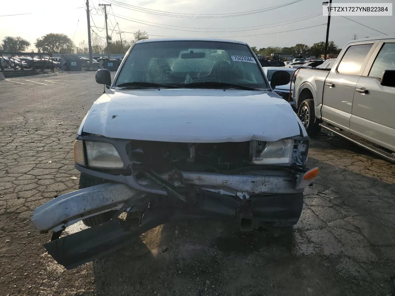 2000 Ford F150 VIN: 1FTZX1727YNB22384 Lot: 75223584