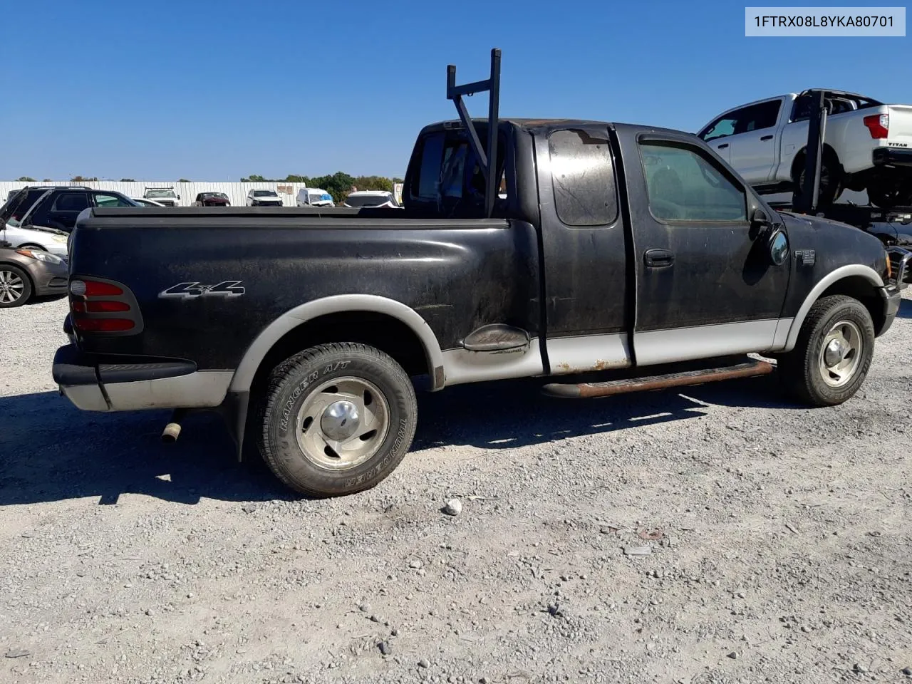 2000 Ford F150 VIN: 1FTRX08L8YKA80701 Lot: 75543514