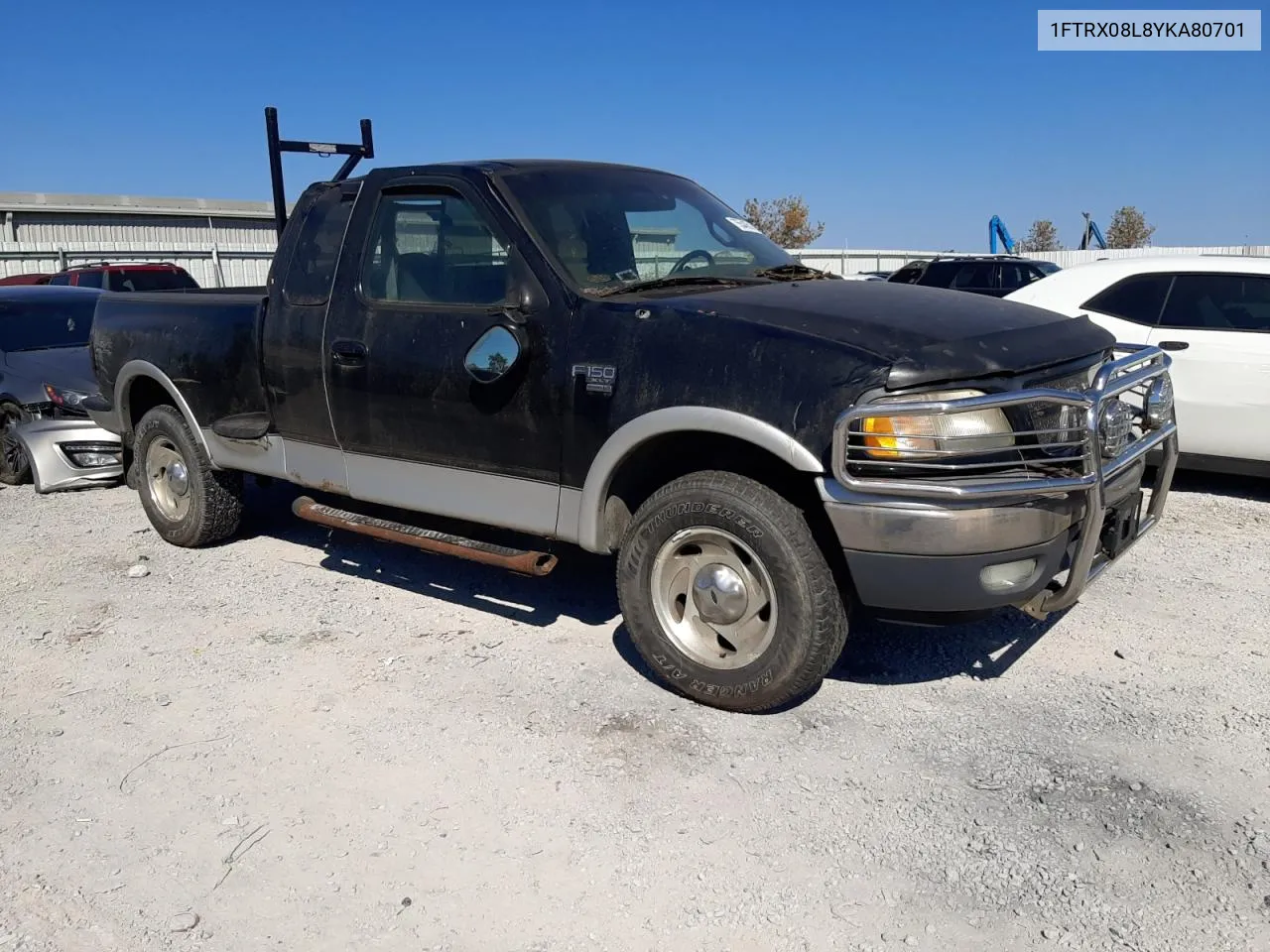 2000 Ford F150 VIN: 1FTRX08L8YKA80701 Lot: 75543514