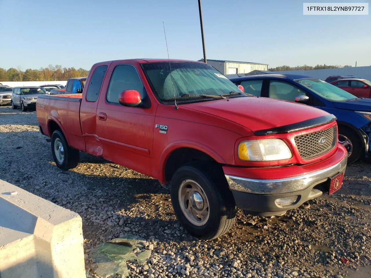 2000 Ford F150 VIN: 1FTRX18L2YNB97727 Lot: 76387274