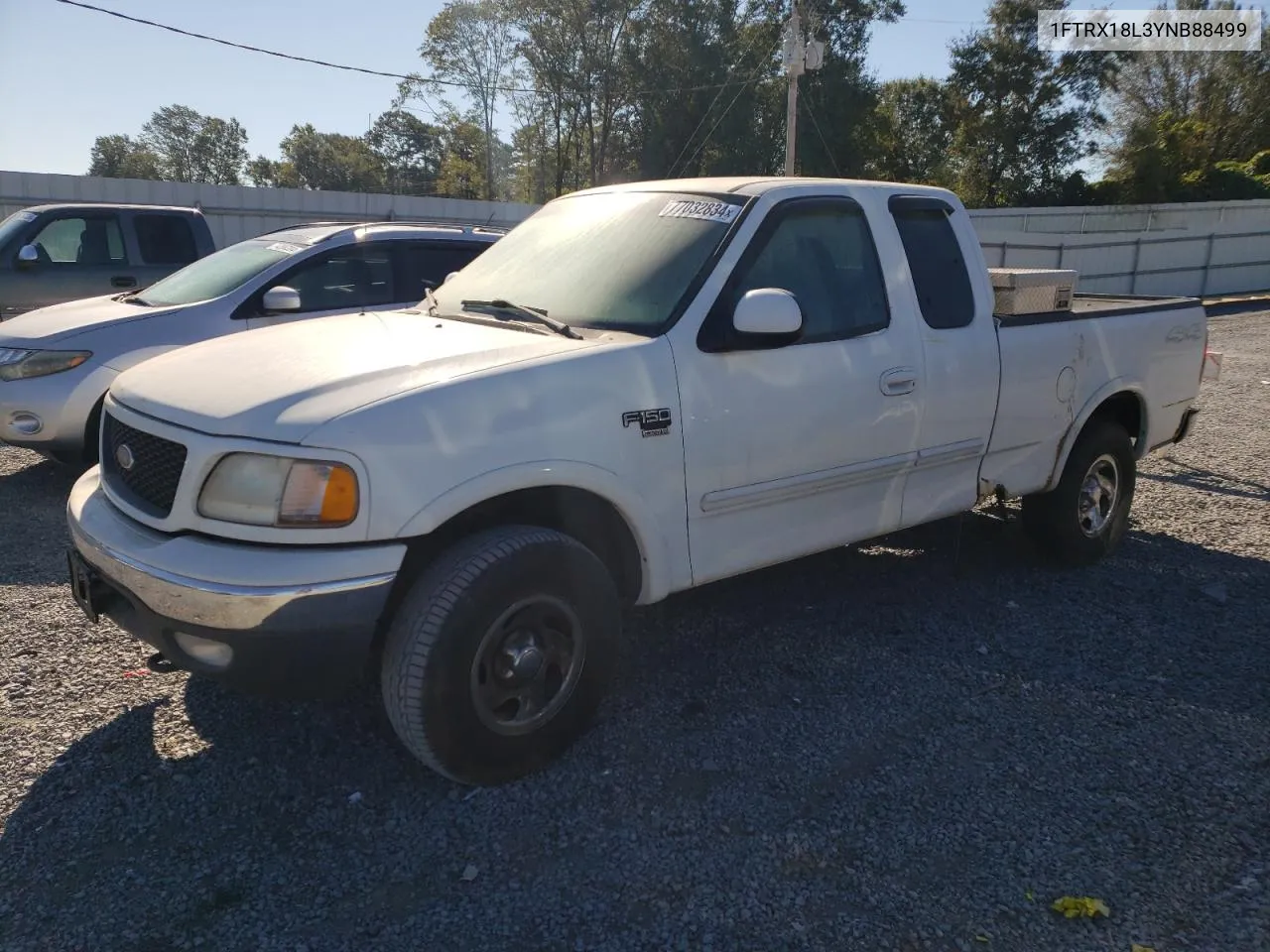 2000 Ford F150 VIN: 1FTRX18L3YNB88499 Lot: 77032834