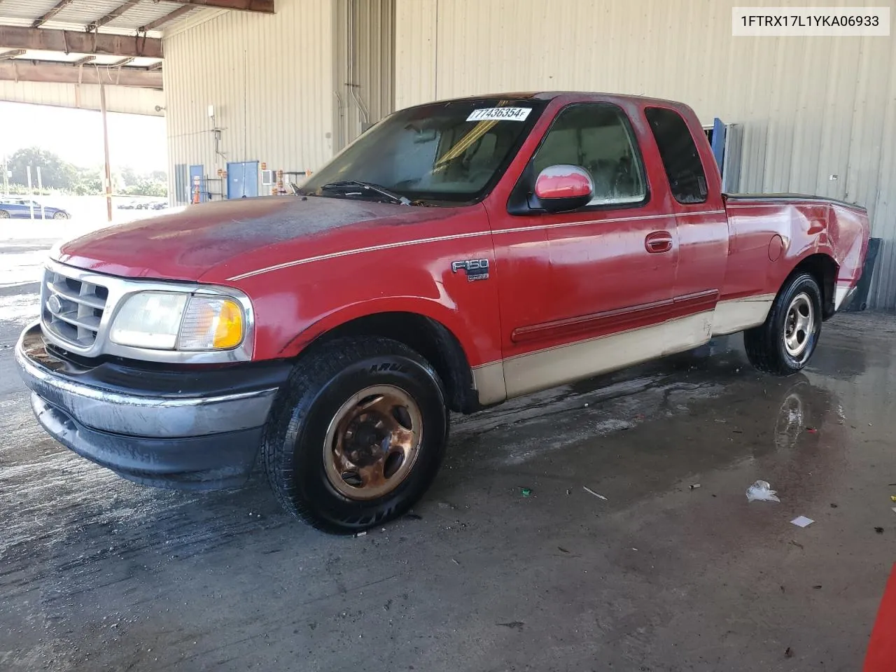 2000 Ford F150 VIN: 1FTRX17L1YKA06933 Lot: 77436354