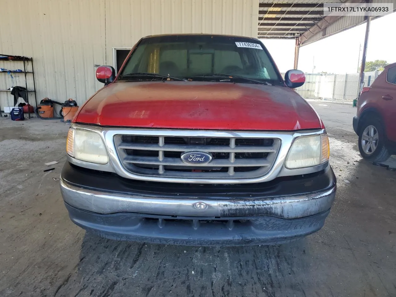 2000 Ford F150 VIN: 1FTRX17L1YKA06933 Lot: 77436354