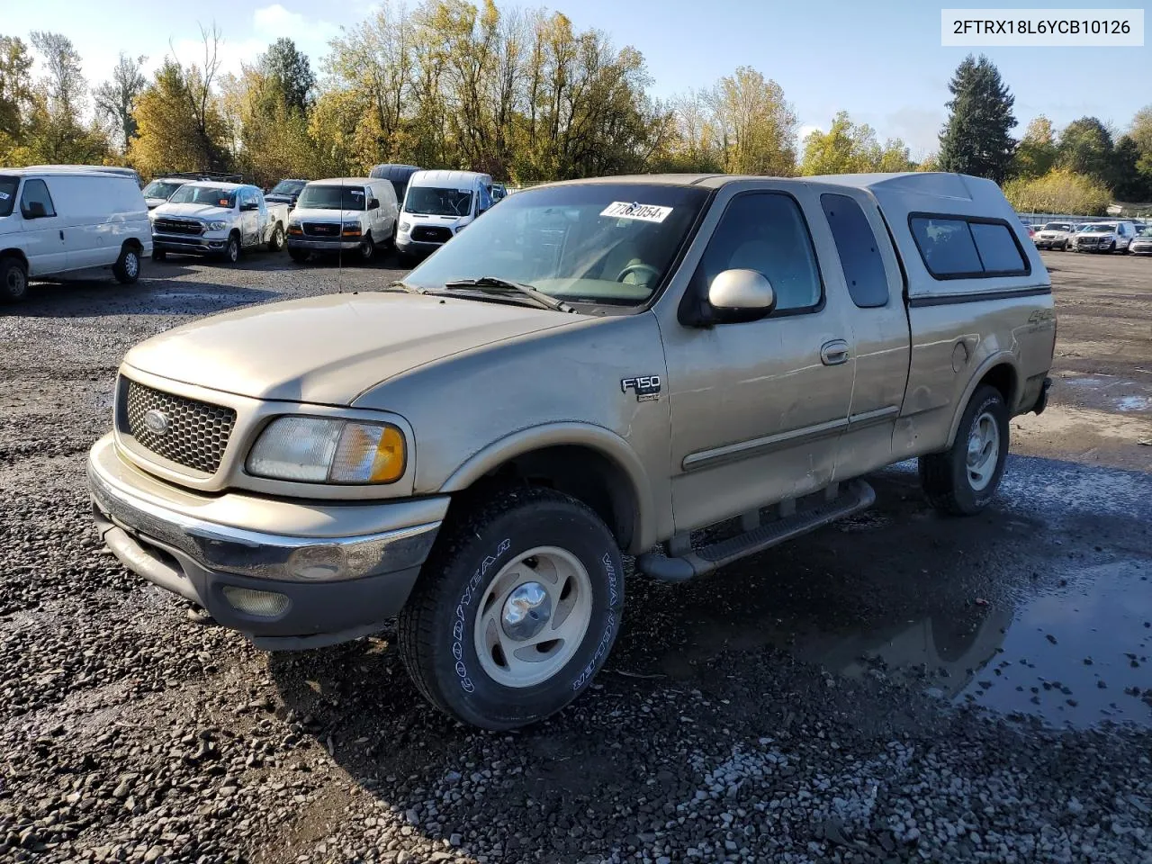 2000 Ford F150 VIN: 2FTRX18L6YCB10126 Lot: 77562054