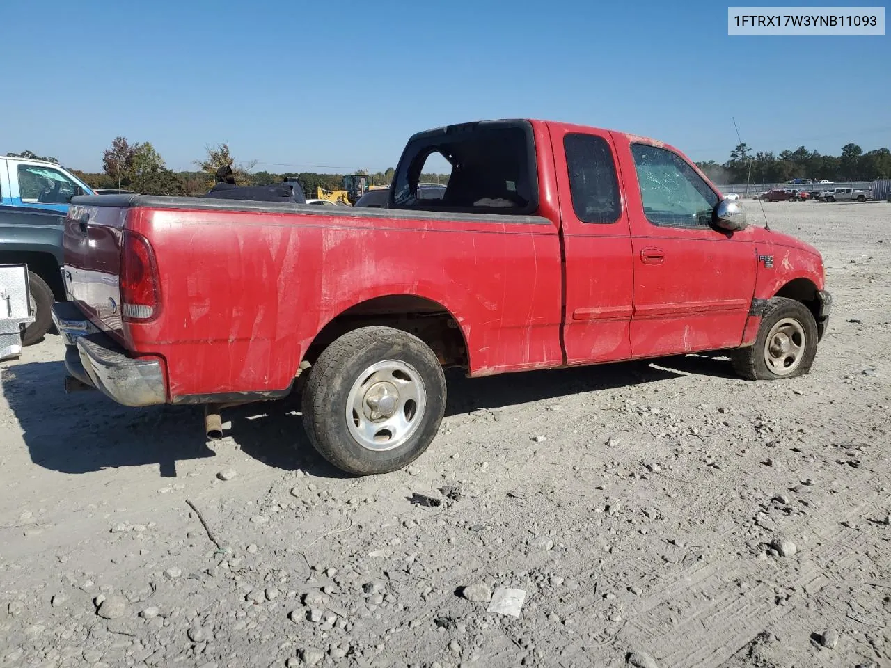 2000 Ford F150 VIN: 1FTRX17W3YNB11093 Lot: 77757554