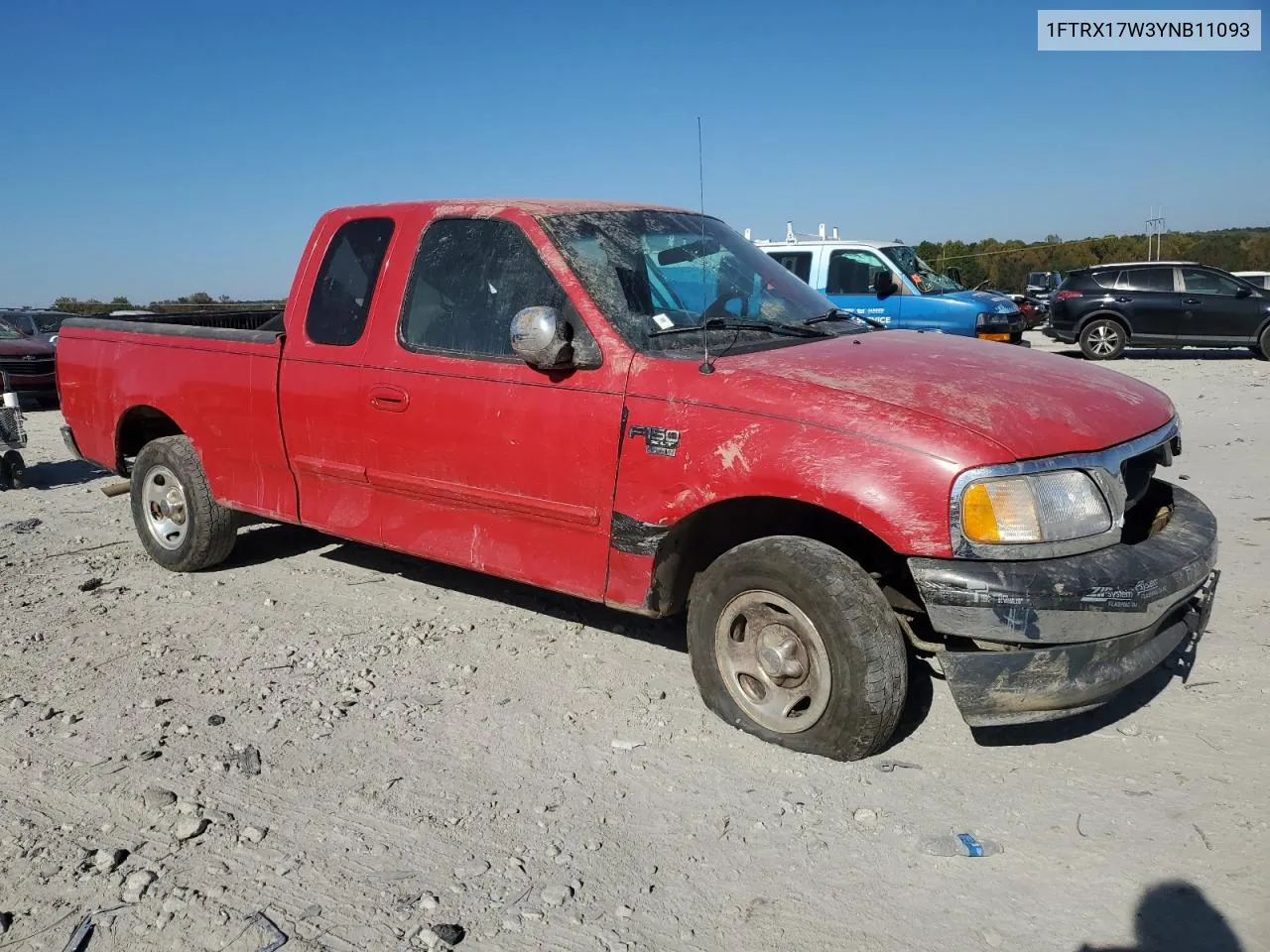 2000 Ford F150 VIN: 1FTRX17W3YNB11093 Lot: 77757554