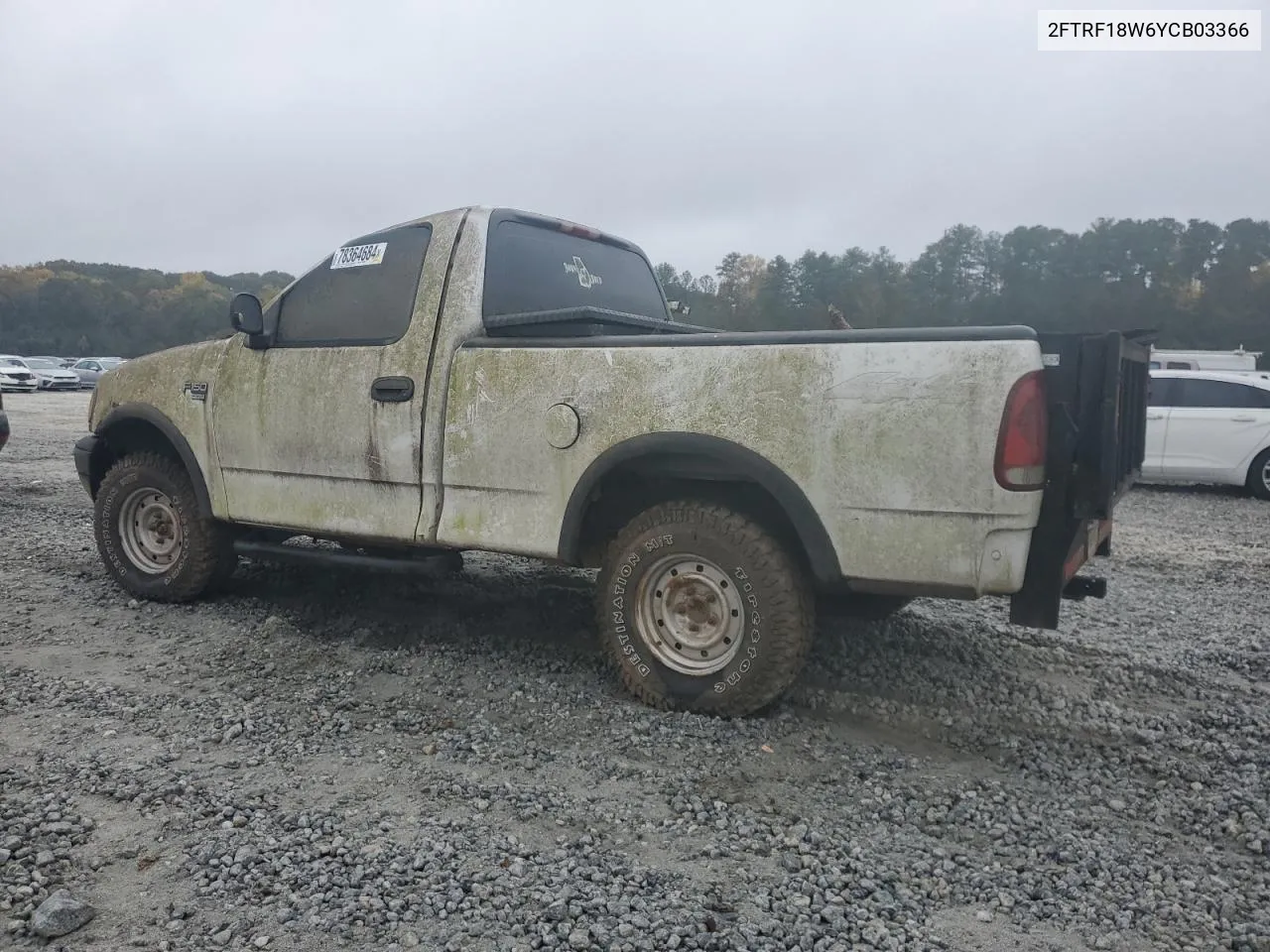 2000 Ford F150 VIN: 2FTRF18W6YCB03366 Lot: 78364684