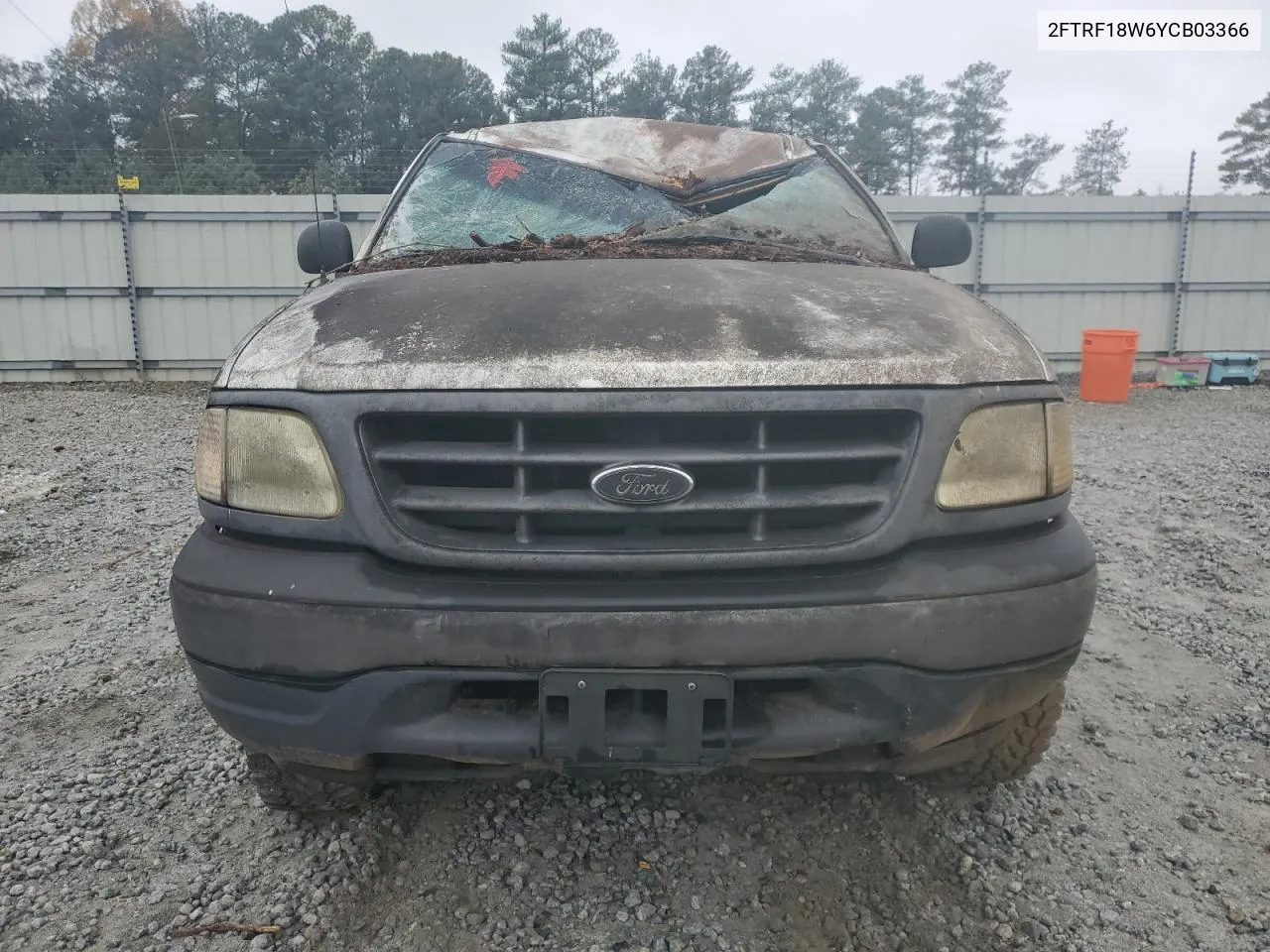 2000 Ford F150 VIN: 2FTRF18W6YCB03366 Lot: 78364684