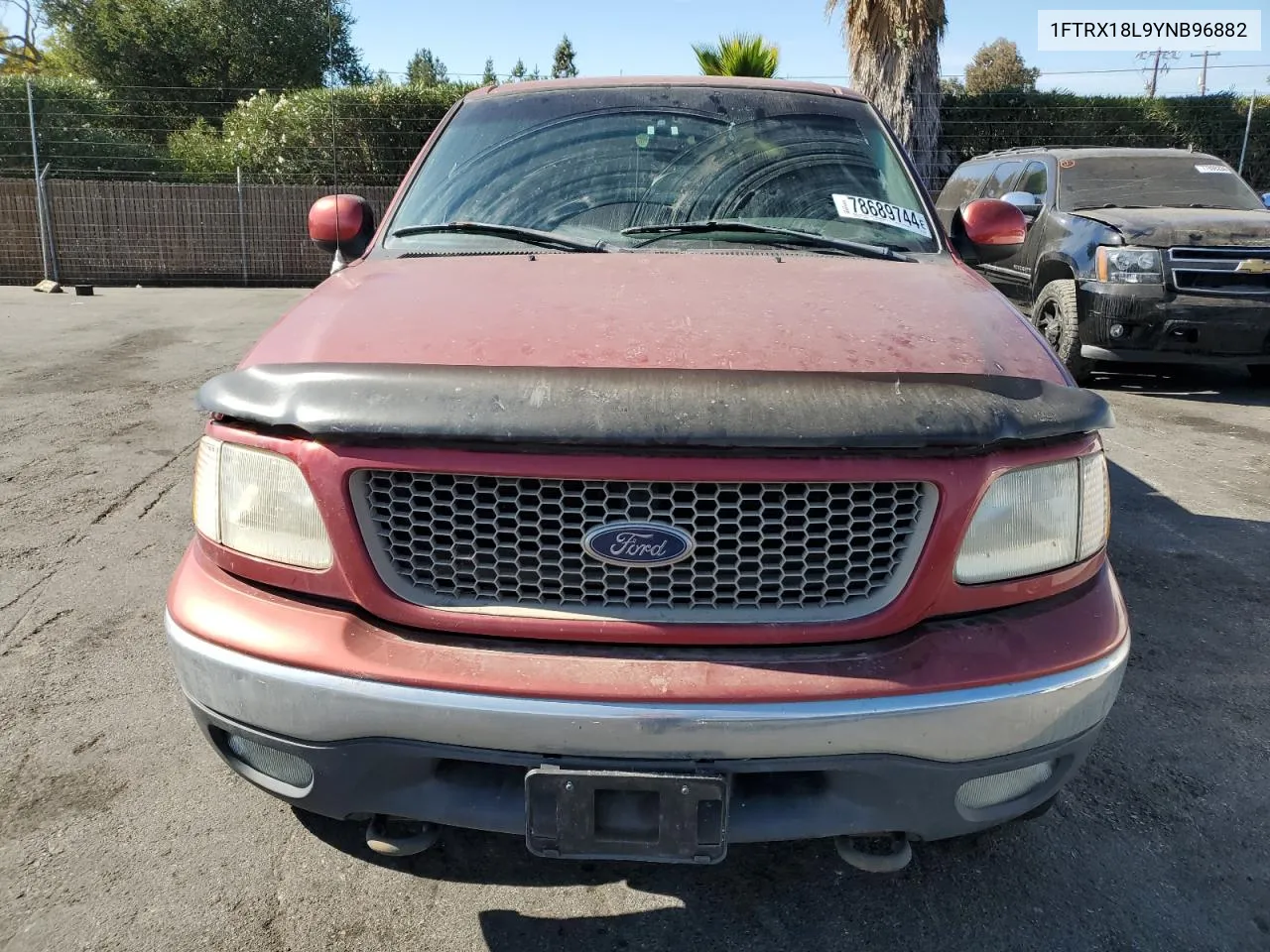 2000 Ford F150 VIN: 1FTRX18L9YNB96882 Lot: 78689744