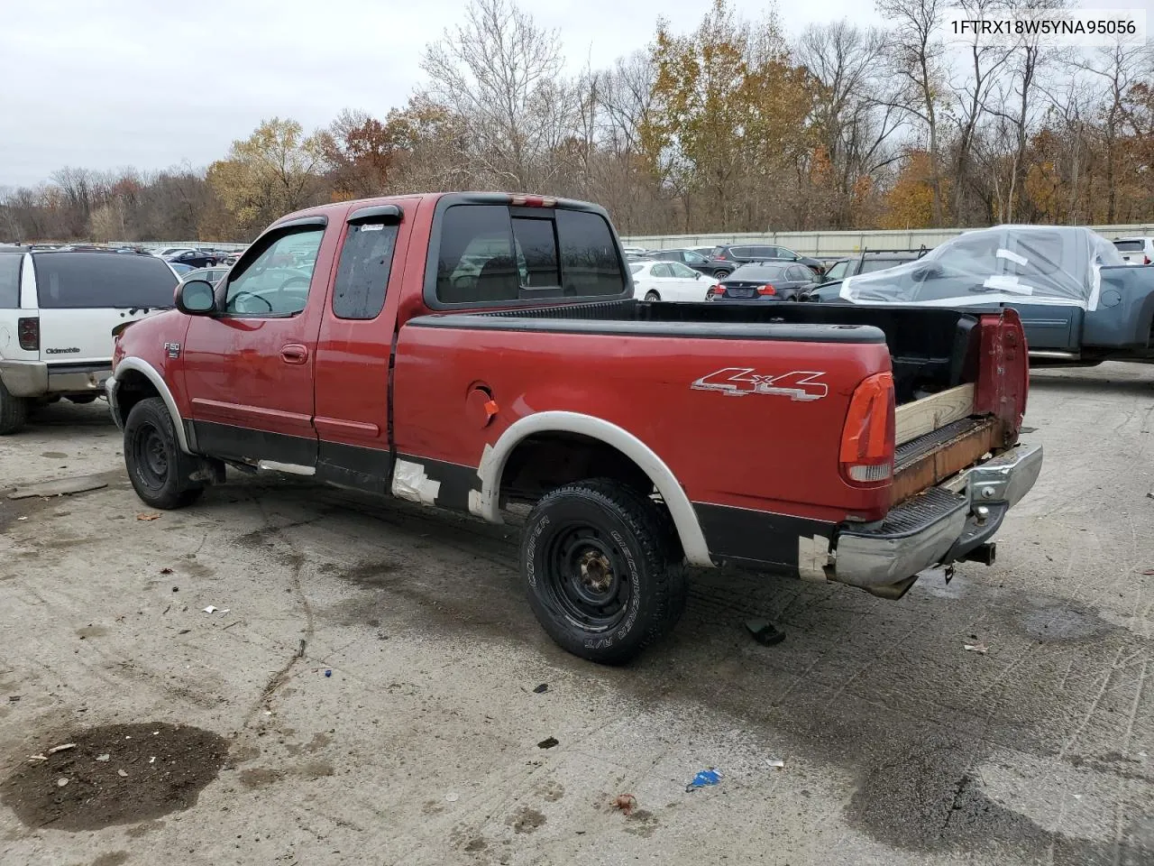 2000 Ford F150 VIN: 1FTRX18W5YNA95056 Lot: 78716134