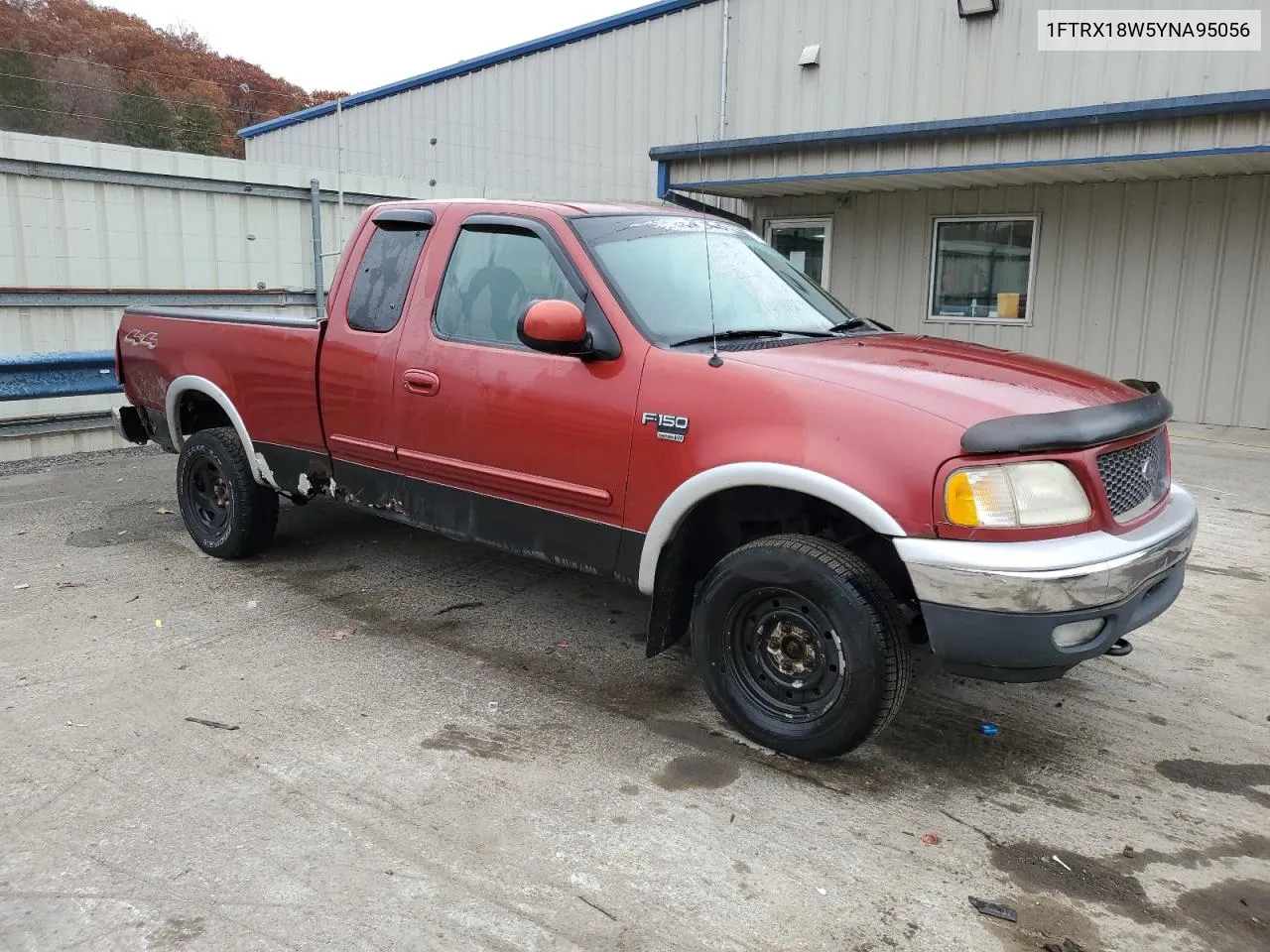 2000 Ford F150 VIN: 1FTRX18W5YNA95056 Lot: 78716134