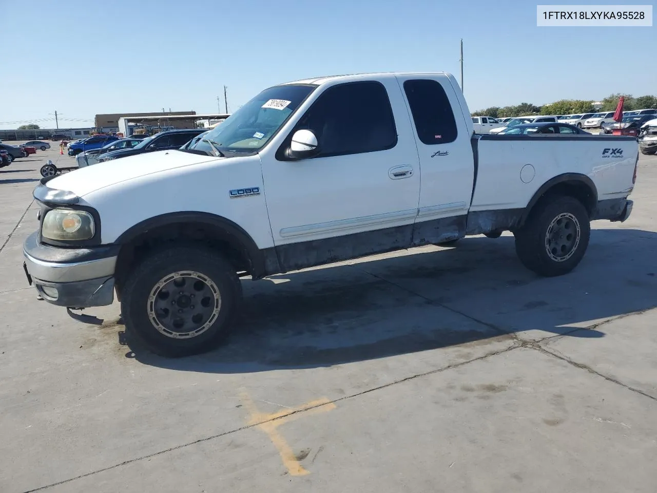 2000 Ford F150 VIN: 1FTRX18LXYKA95528 Lot: 78819094