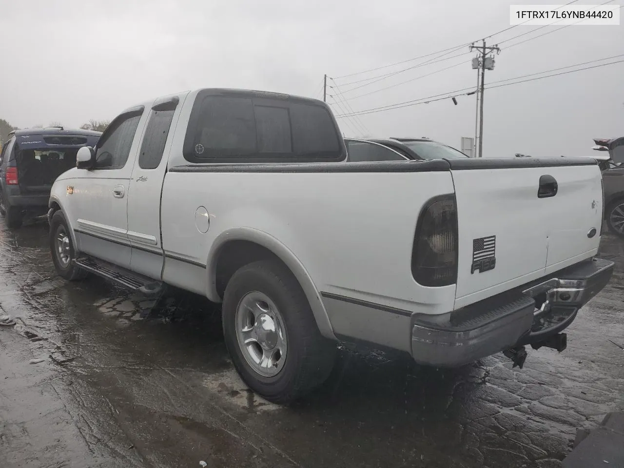 2000 Ford F150 VIN: 1FTRX17L6YNB44420 Lot: 78950704