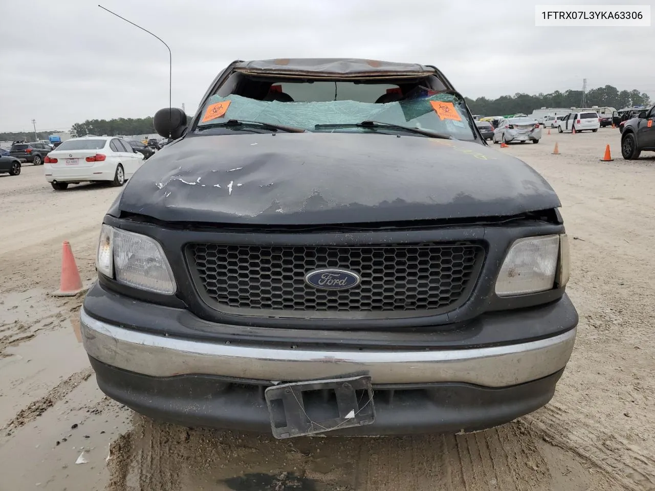 2000 Ford F150 VIN: 1FTRX07L3YKA63306 Lot: 80055093