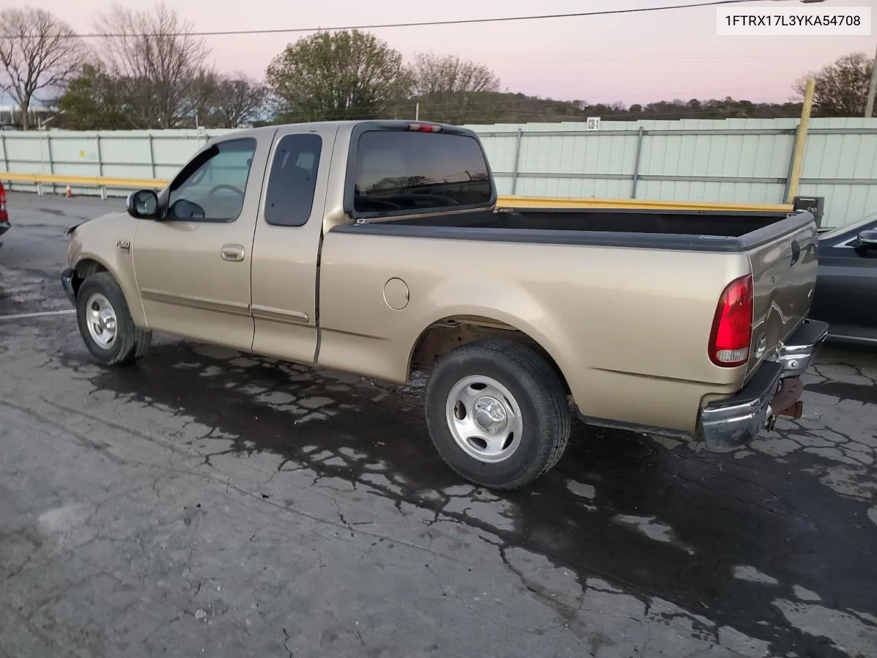 2000 Ford F150 VIN: 1FTRX17L3YKA54708 Lot: 80437824