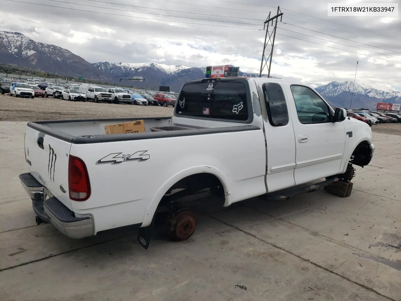 2001 Ford F150 VIN: 1FTRX18W21KB33947 Lot: 51260264