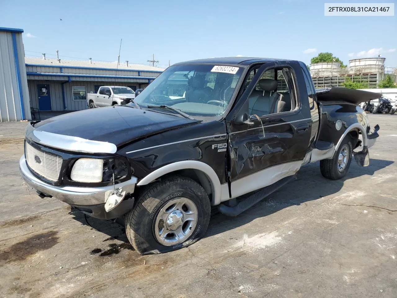 2001 Ford F150 VIN: 2FTRX08L31CA21467 Lot: 62632734