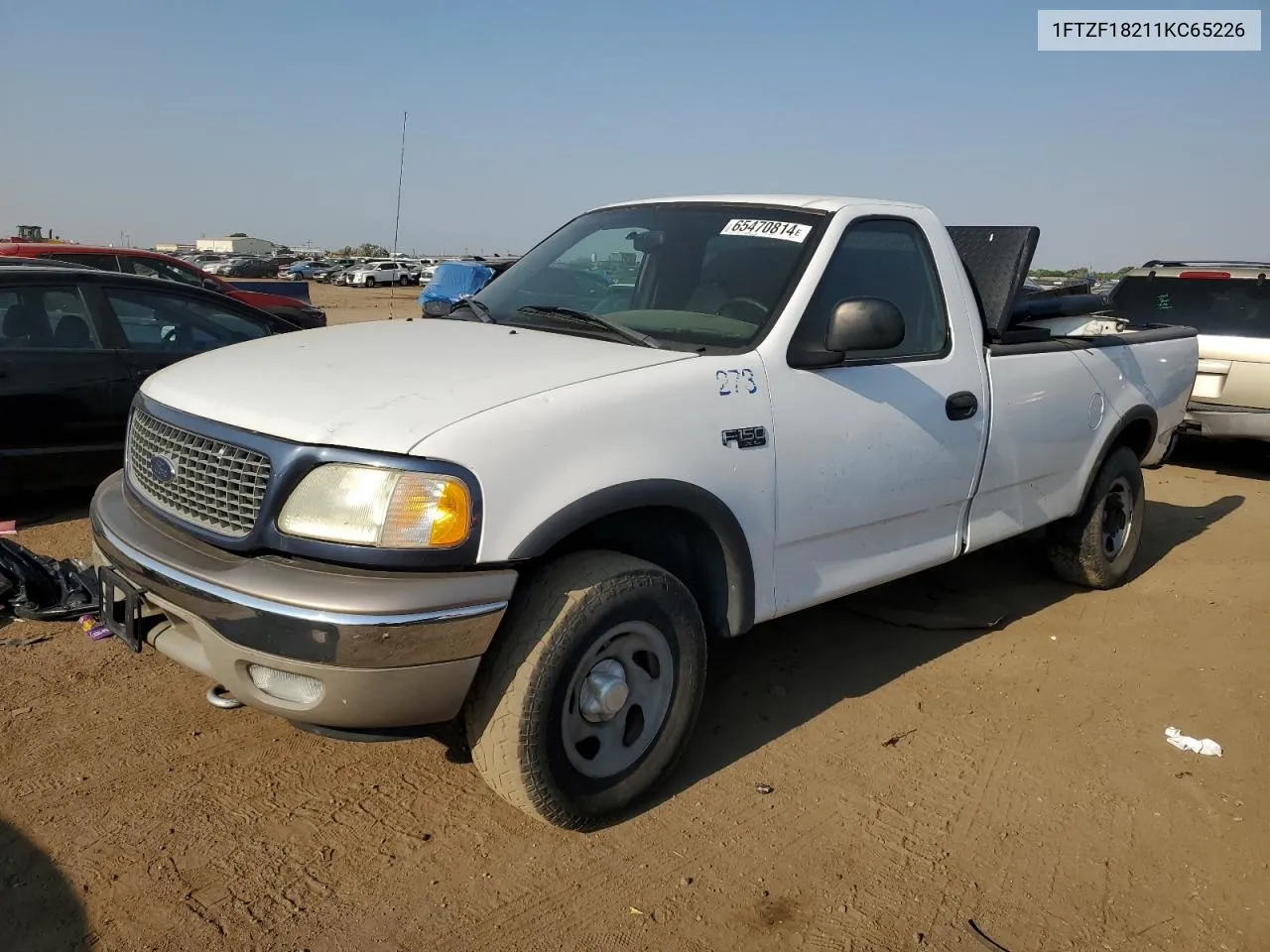 2001 Ford F150 VIN: 1FTZF18211KC65226 Lot: 65470814