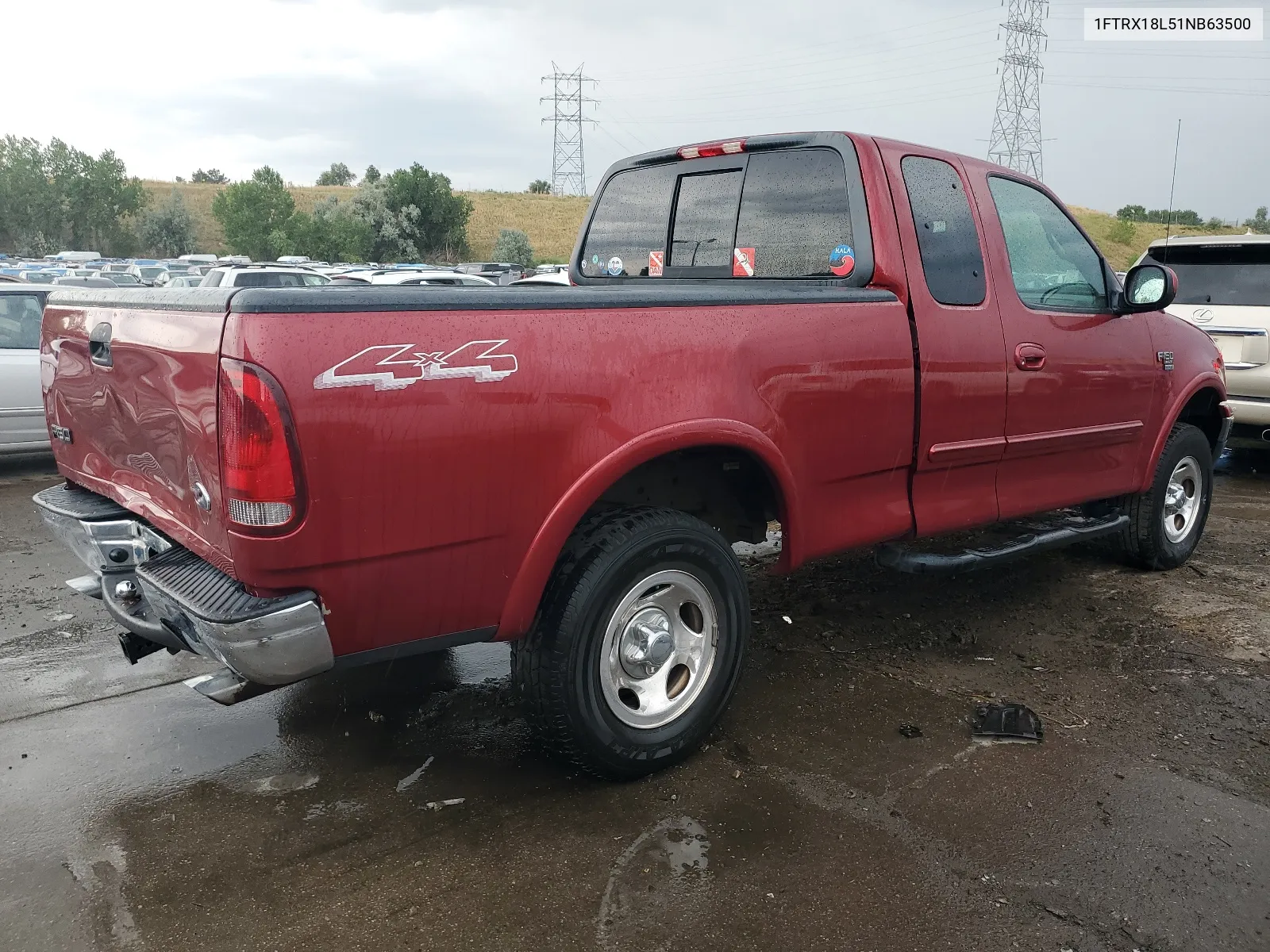 2001 Ford F150 VIN: 1FTRX18L51NB63500 Lot: 65551084