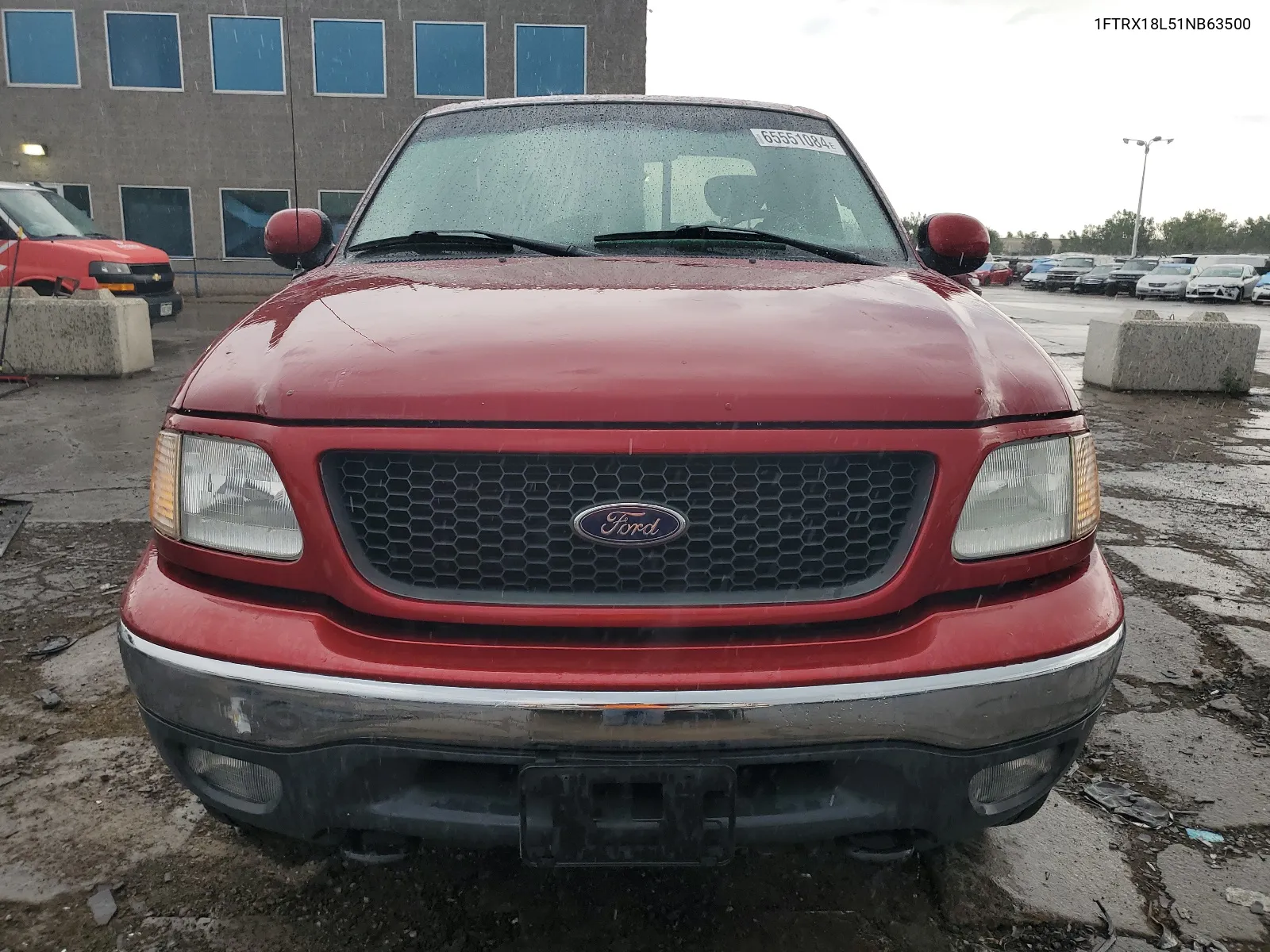 2001 Ford F150 VIN: 1FTRX18L51NB63500 Lot: 65551084