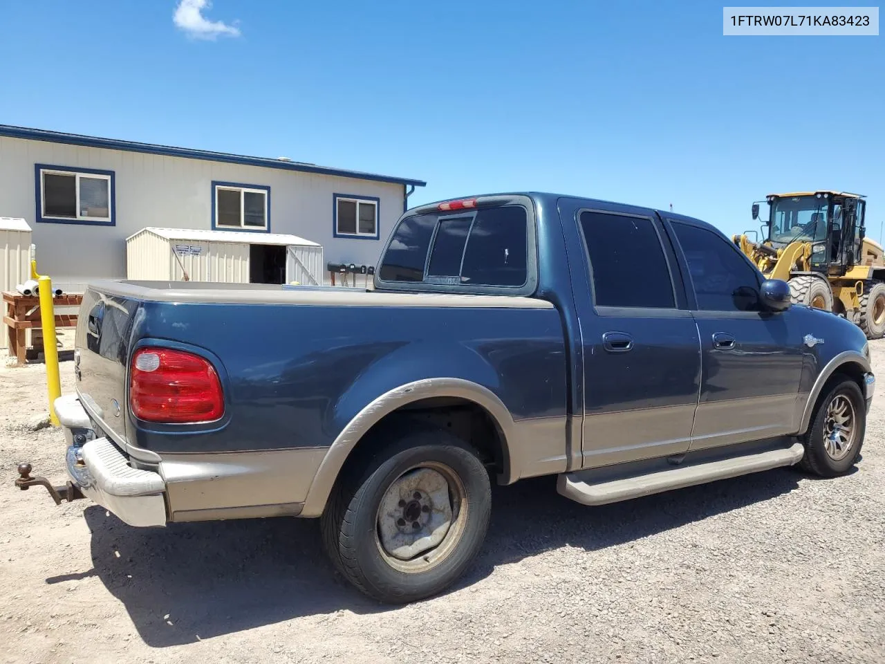 2001 Ford F150 Supercrew VIN: 1FTRW07L71KA83423 Lot: 66776114