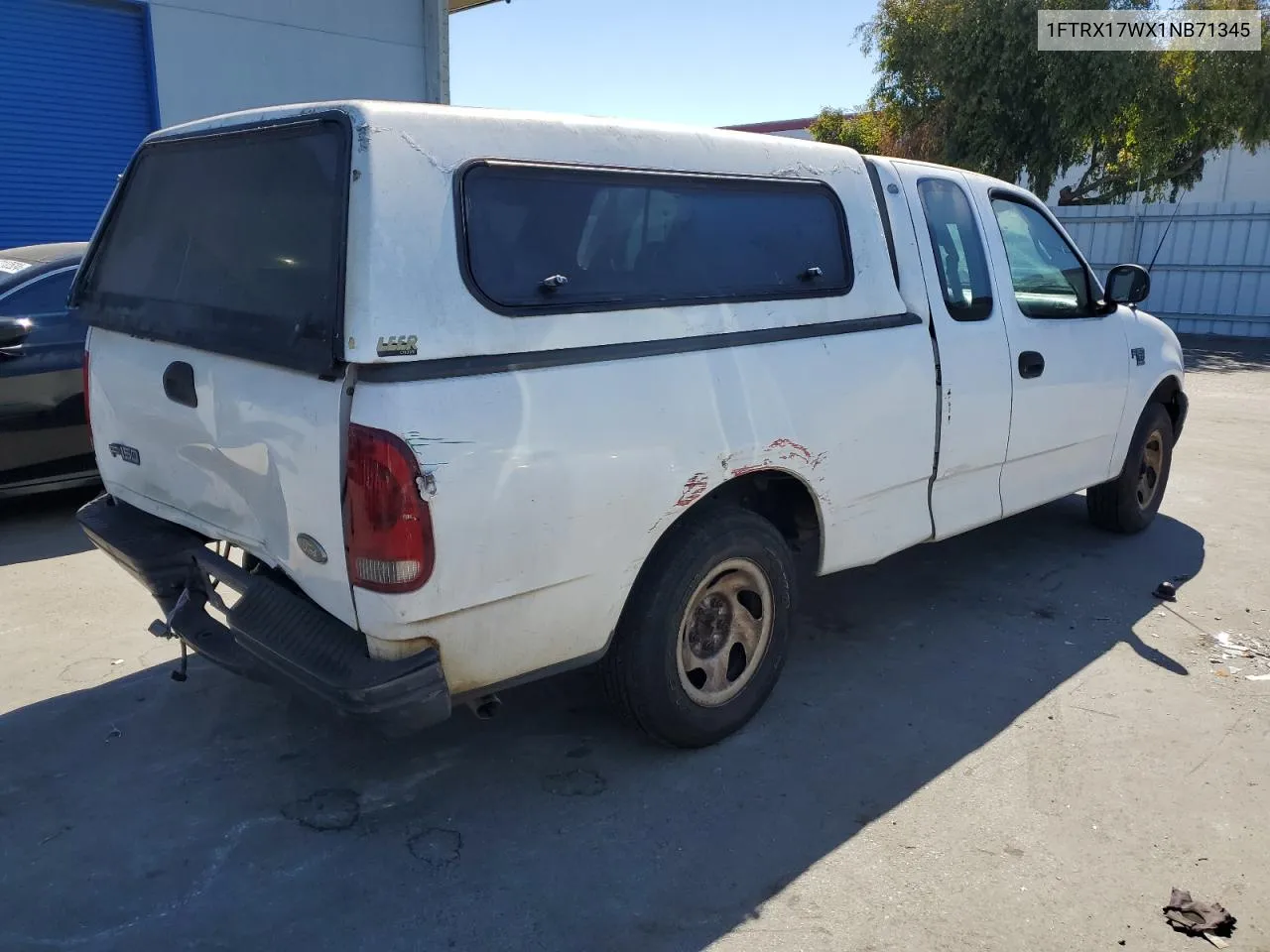 2001 Ford F150 VIN: 1FTRX17WX1NB71345 Lot: 67544084