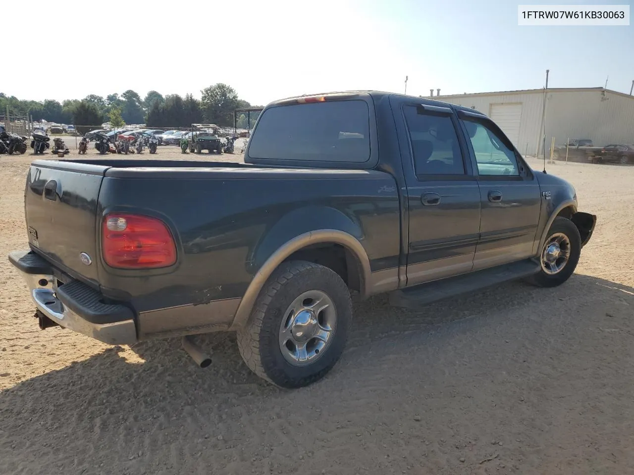 2001 Ford F150 Supercrew VIN: 1FTRW07W61KB30063 Lot: 67608424