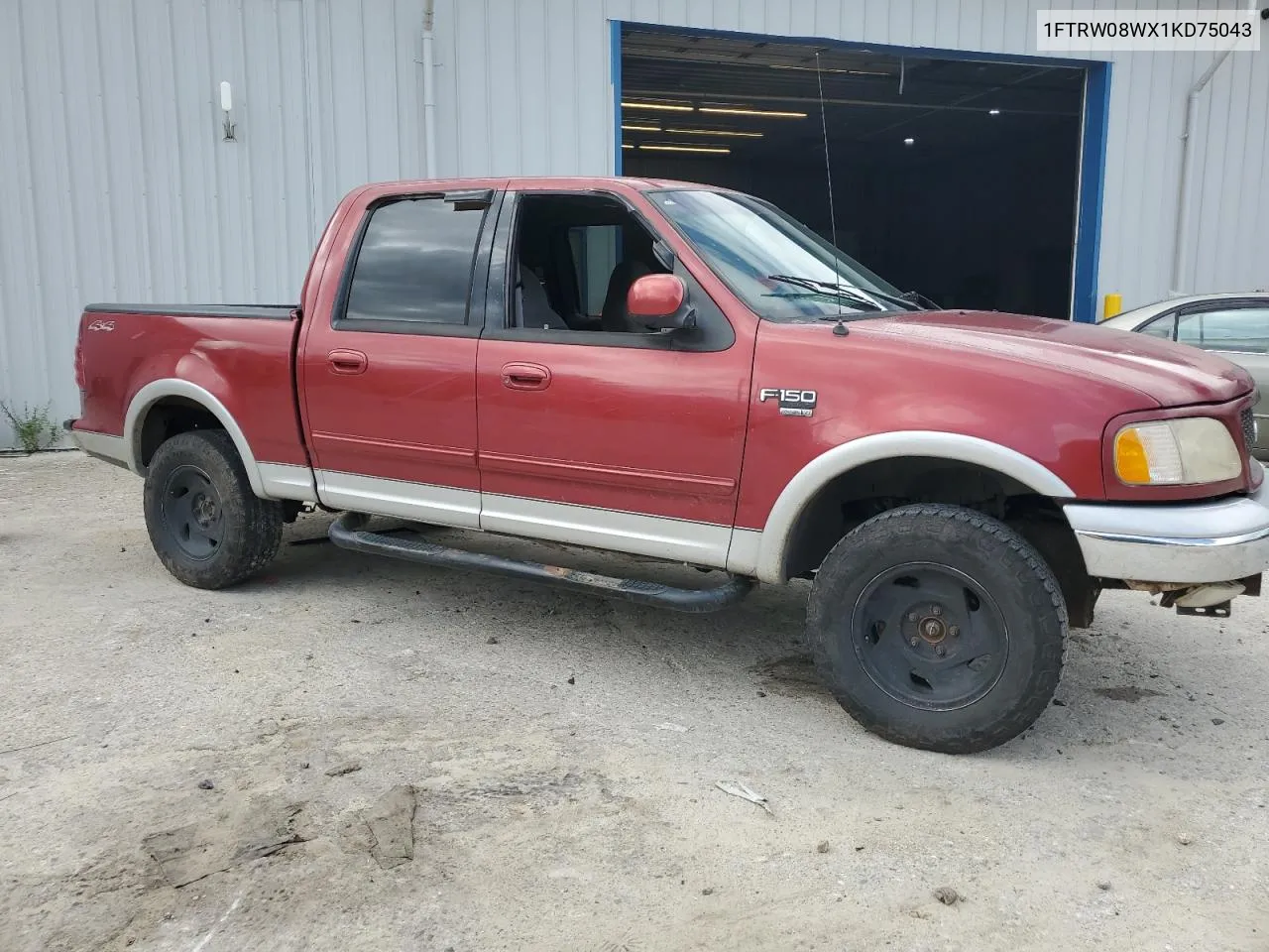 2001 Ford F150 Supercrew VIN: 1FTRW08WX1KD75043 Lot: 68133614